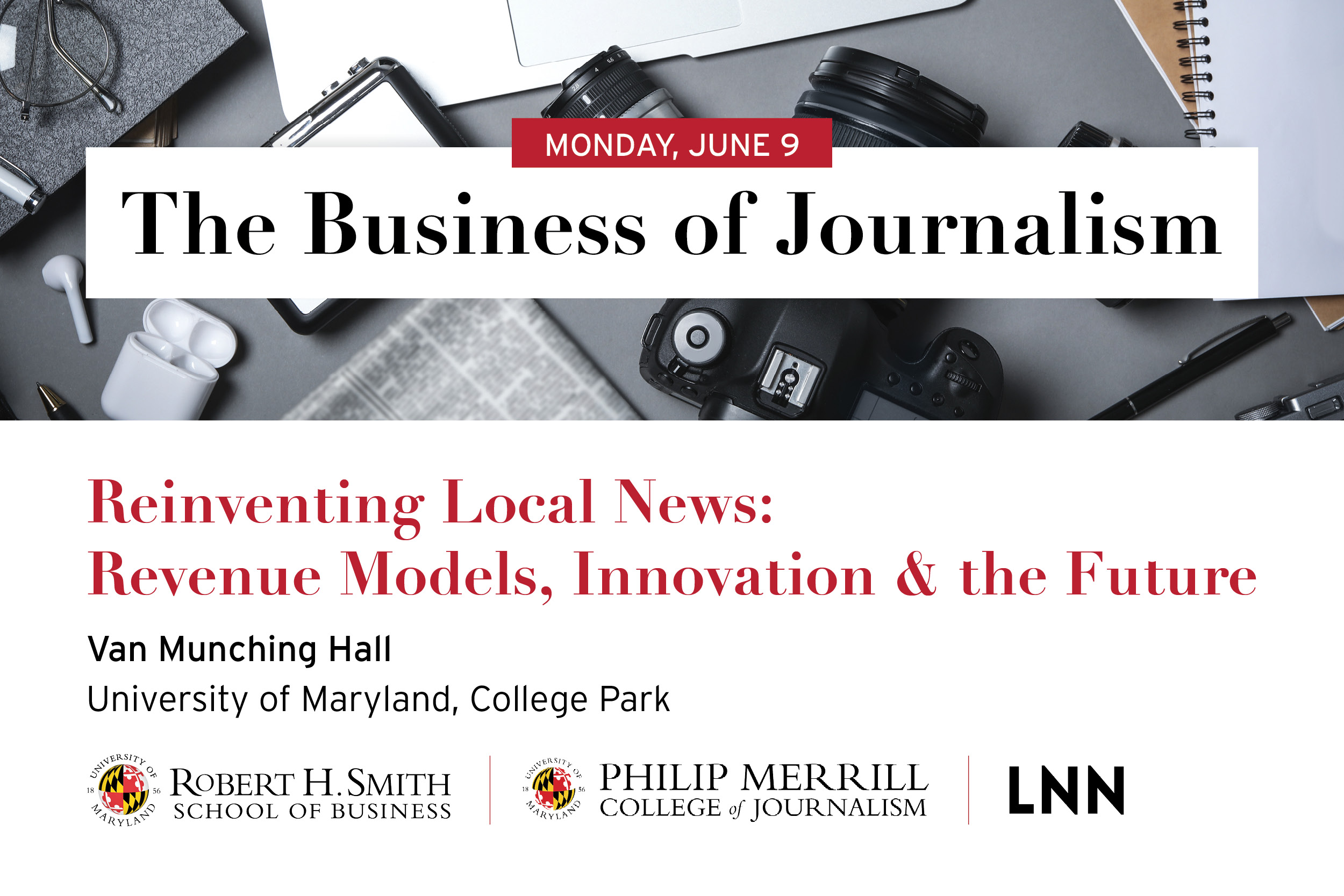 Business of Journalism Conference graphic