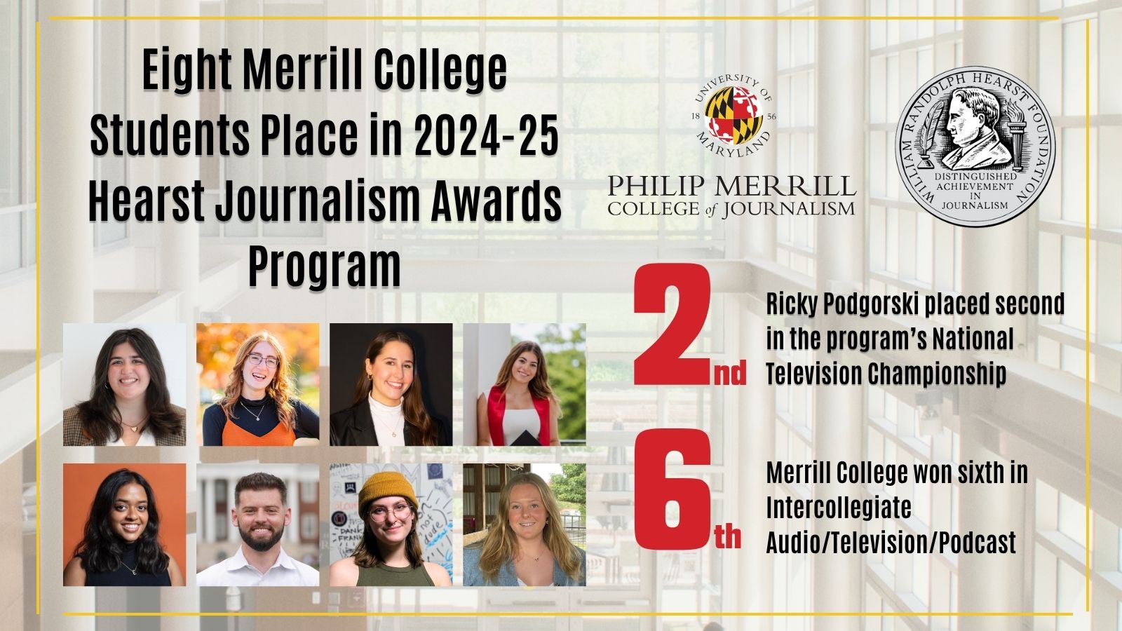 Hearst Awards Program graphic