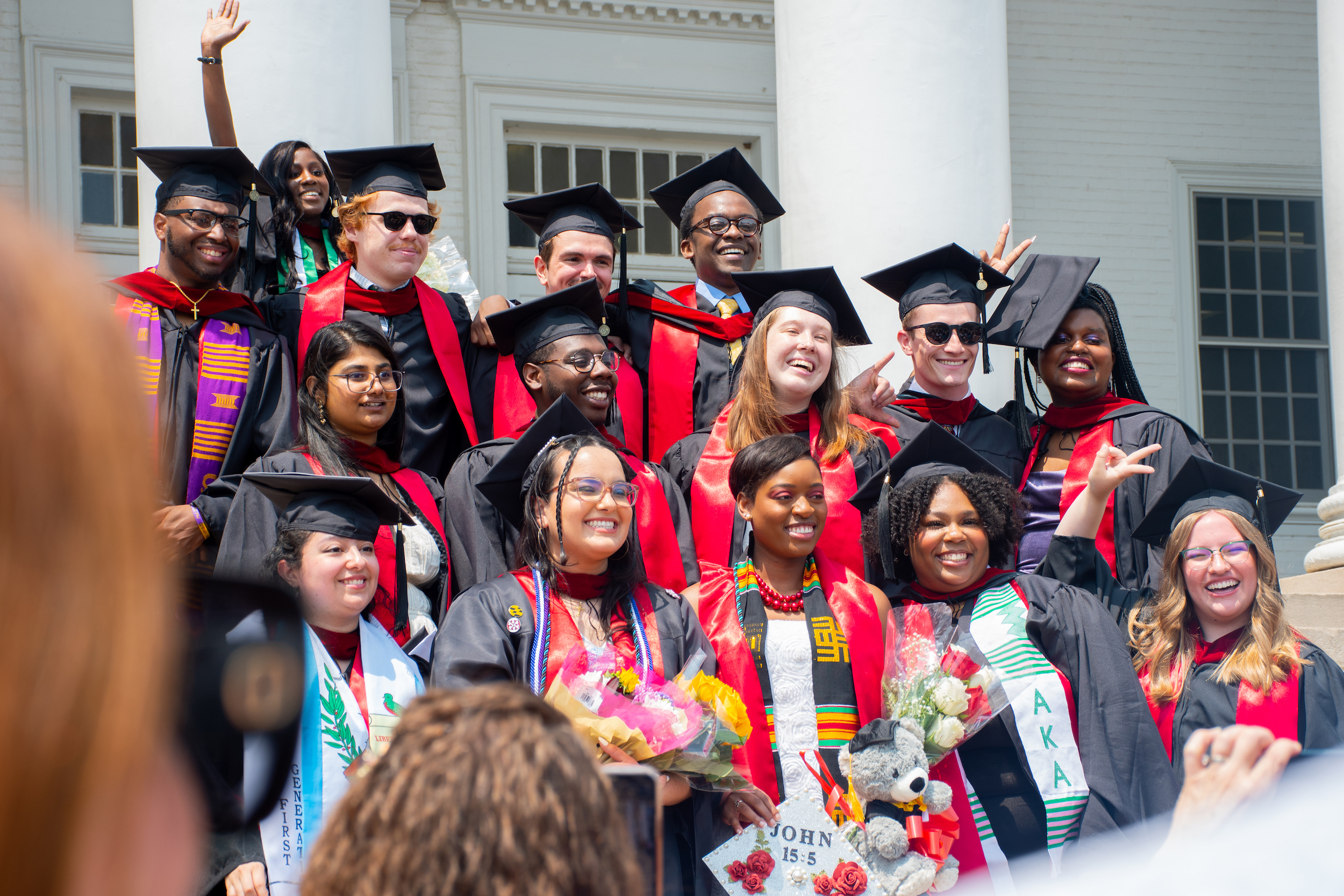 Merrill students at commencement