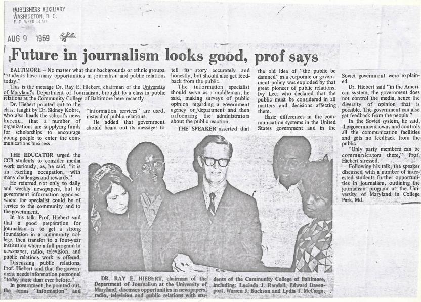 1969 clip featuring Ray Hiebert