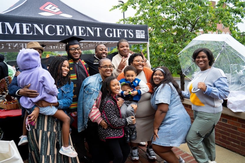 Grads after commencement