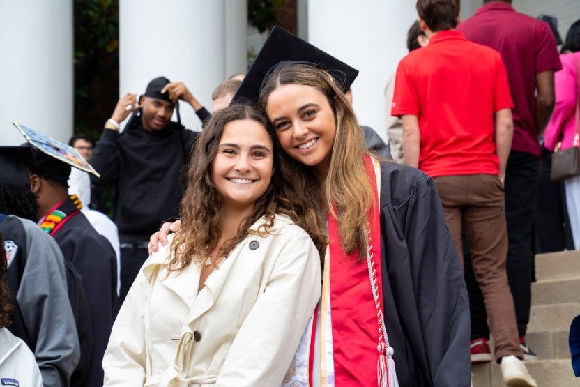 Grads after commencement