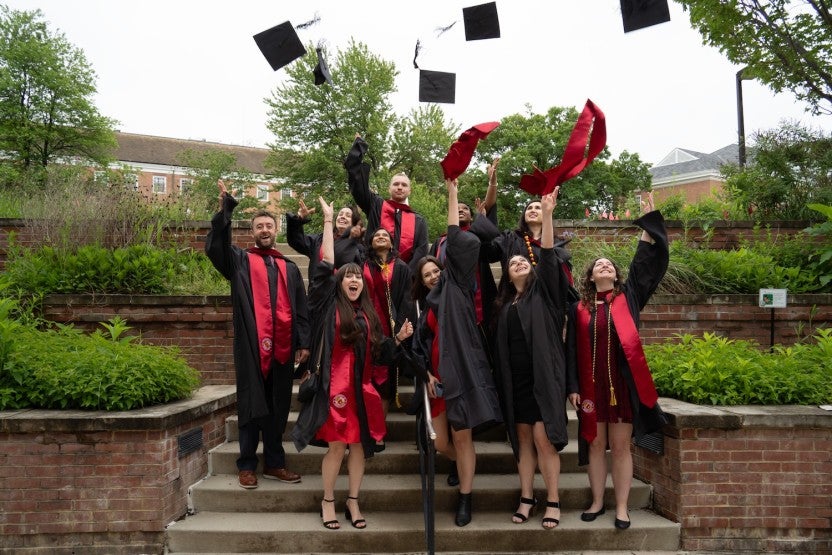 Grads after commencement