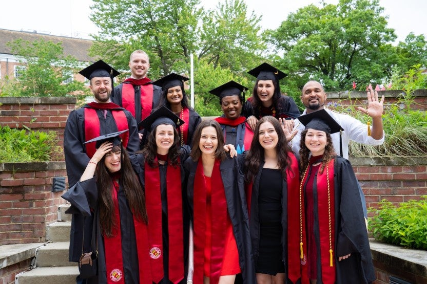 Grads after commencement