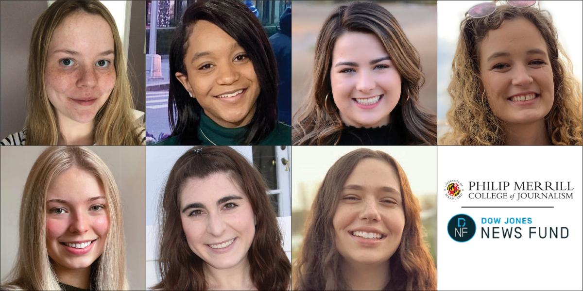 DJNF interns from Merrill College