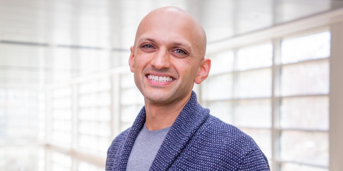 Headshot of smiling faculty member Krishnan Vasudevan