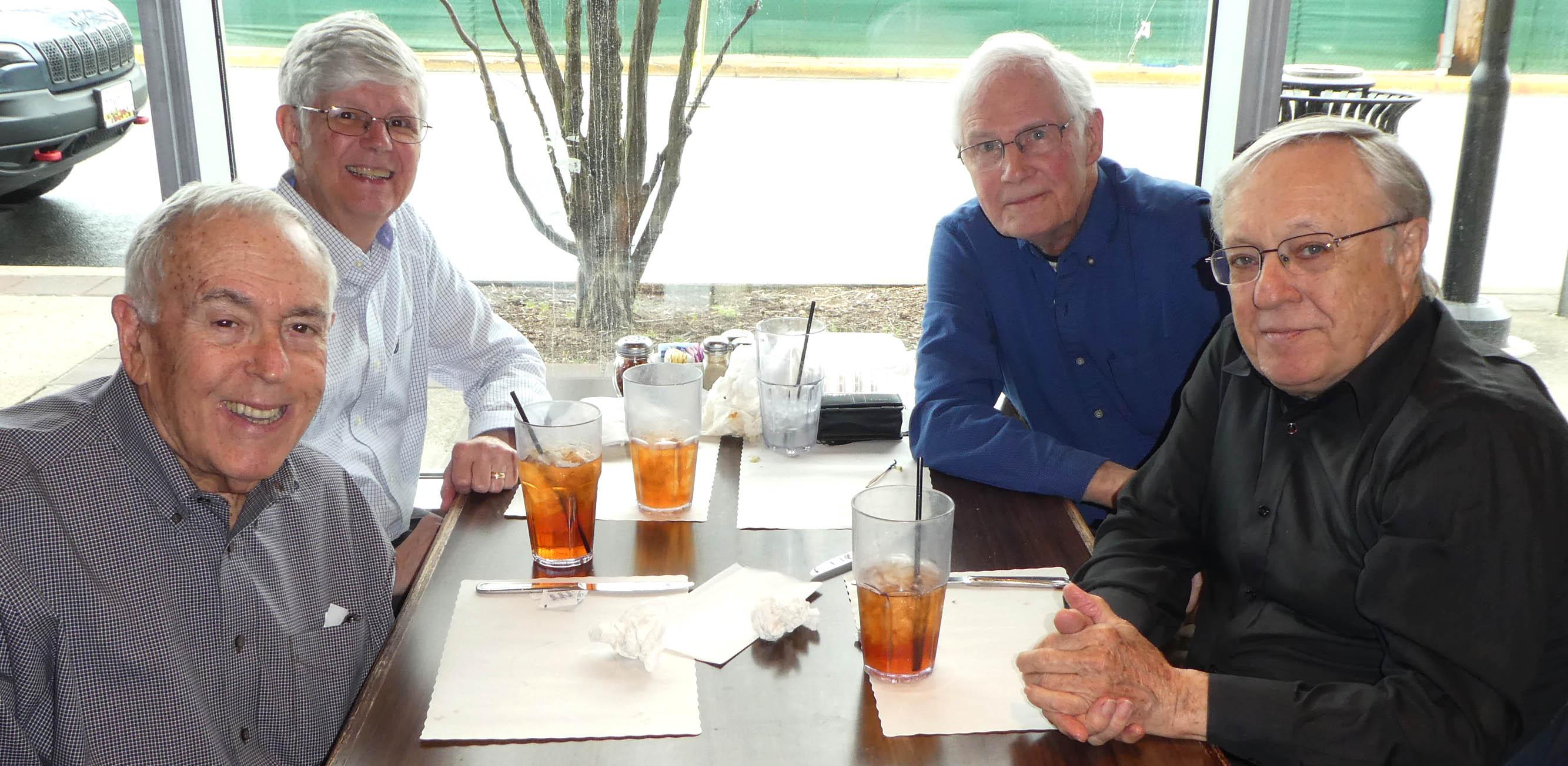 From top left, Carl Sessions Stepp, George Solomon, Eric Zanot and Frank Quine