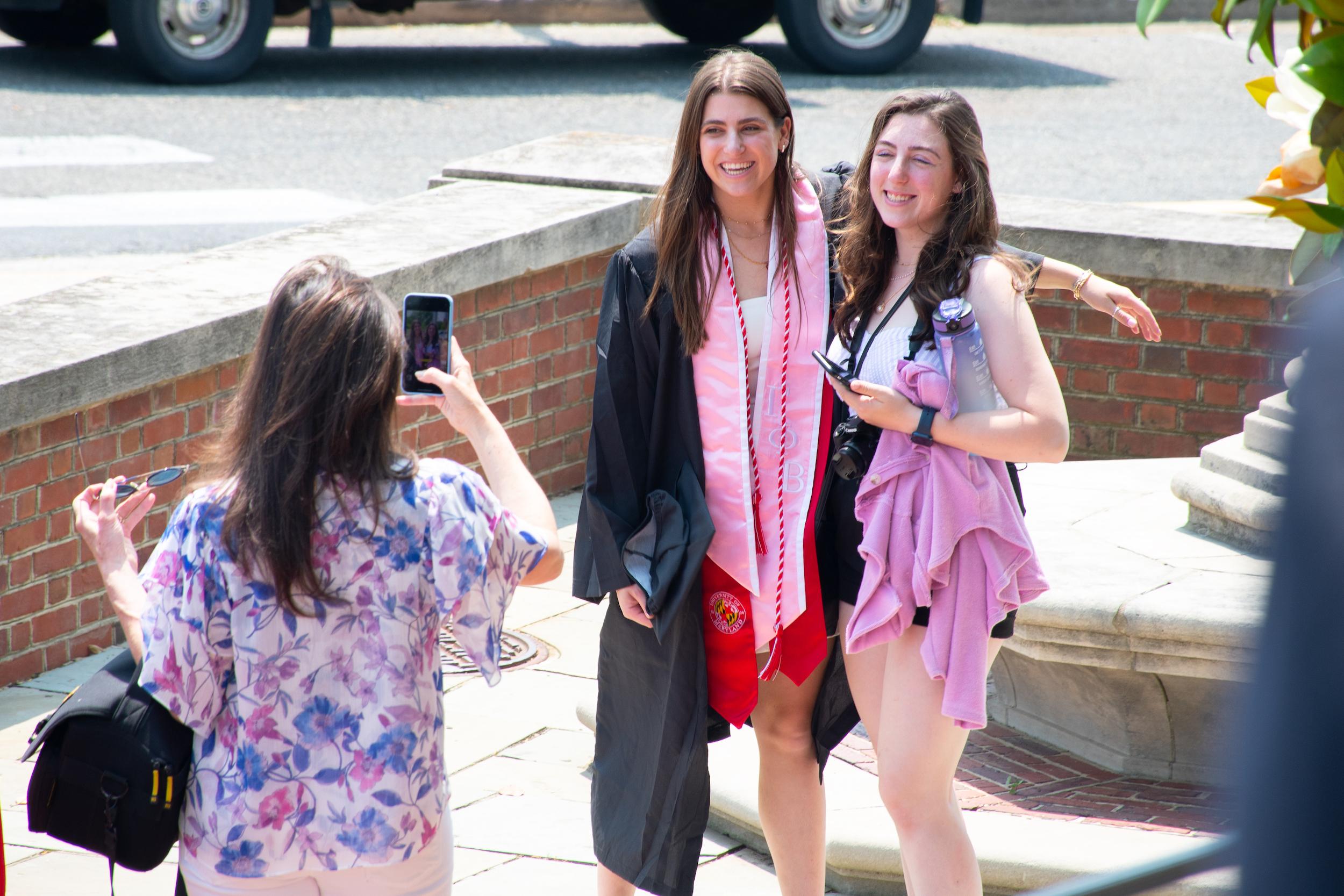 Merrill students at commencement