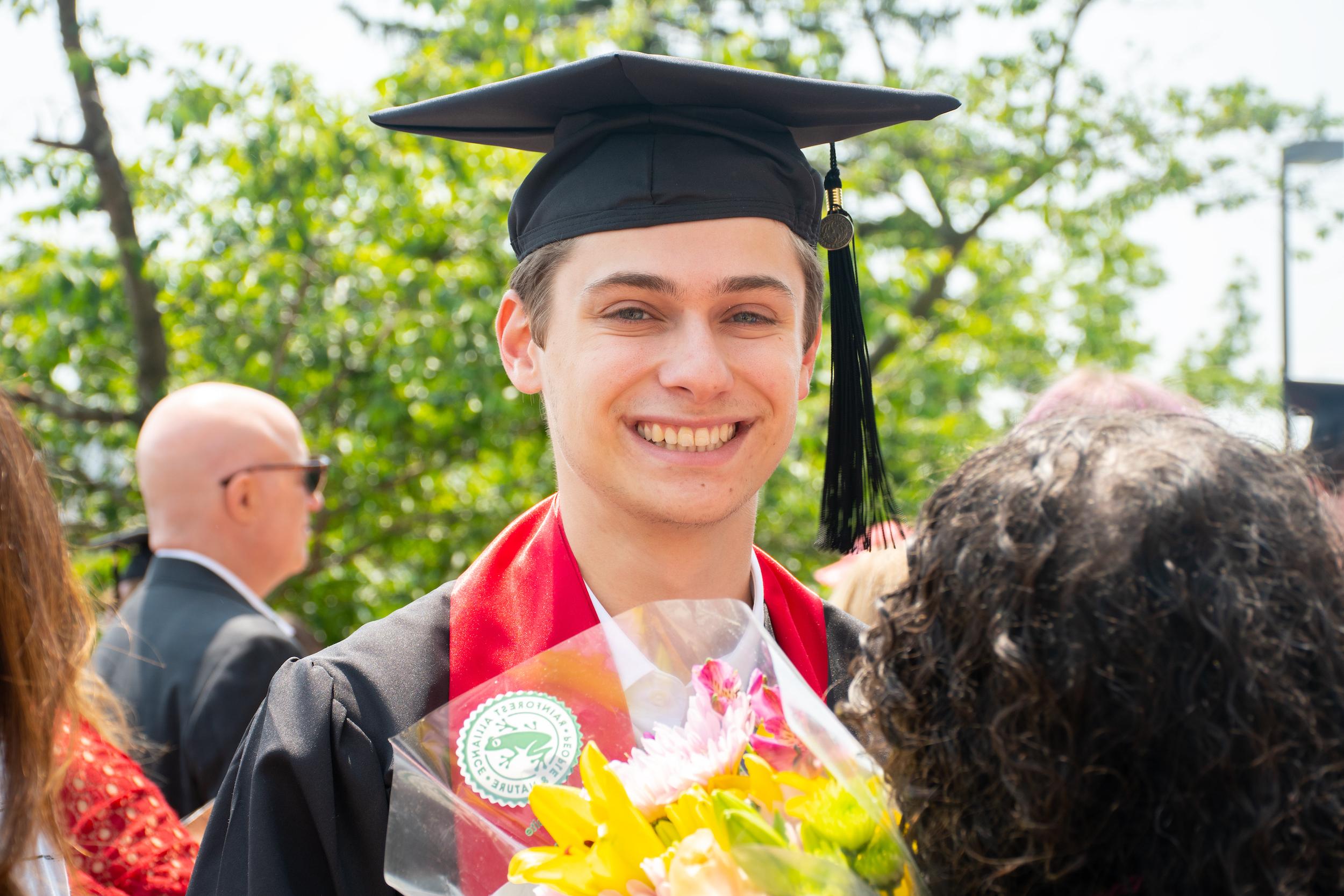 Merrill students at commencement