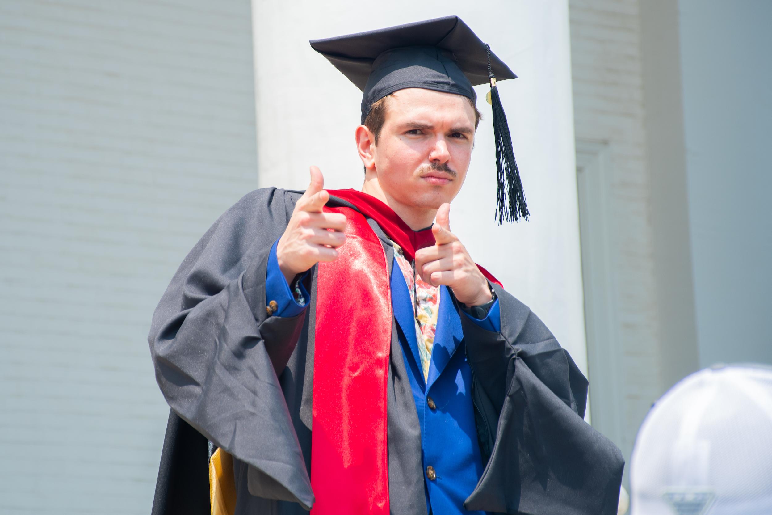 Merrill graduate after commencement