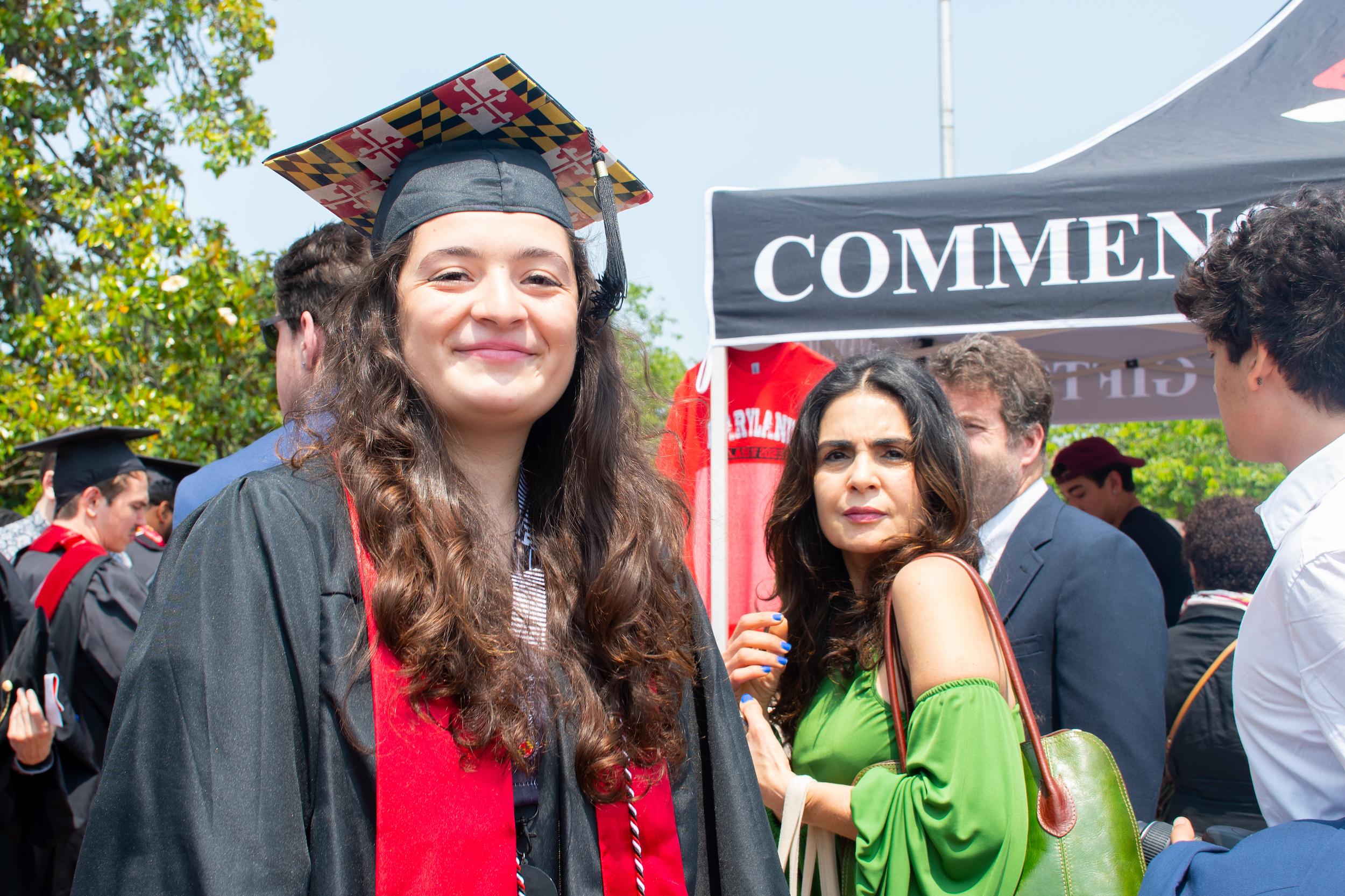 Merrill students at commencement