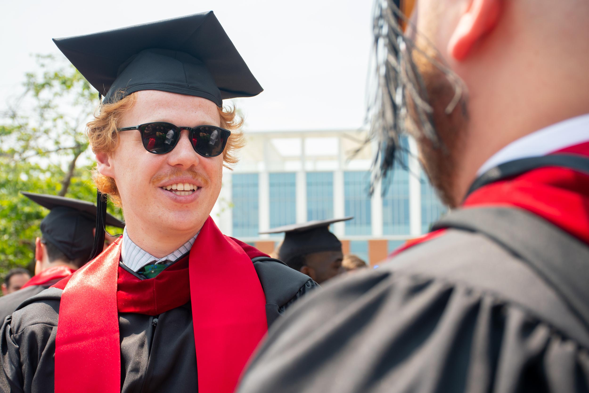 Merrill students at commencement