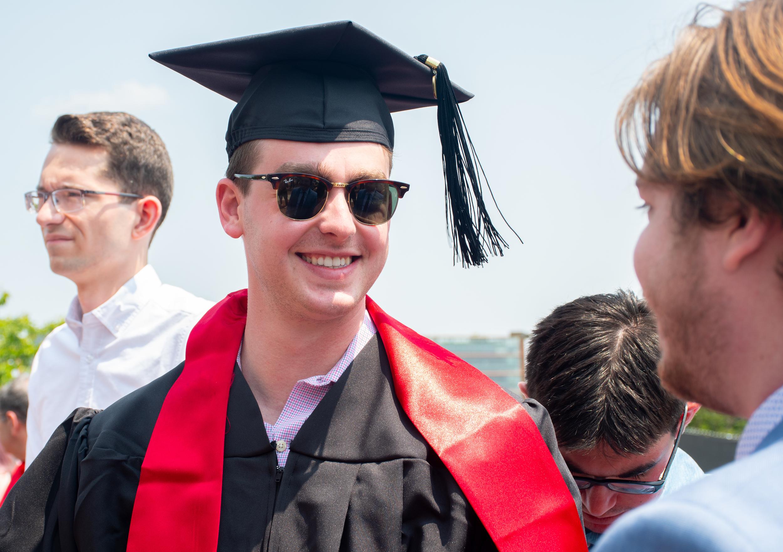 Merrill students at commencement