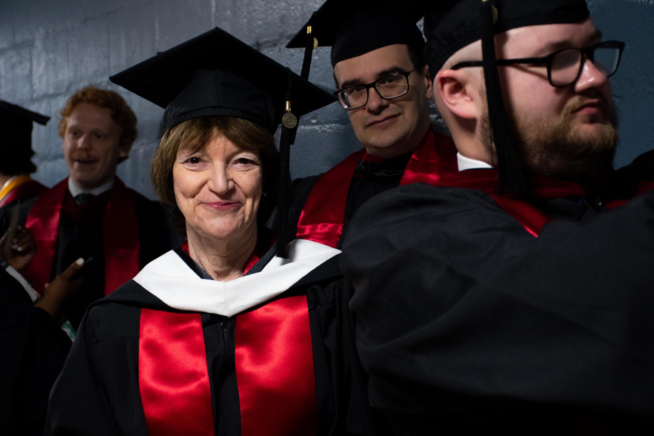 Merrill students at commencement