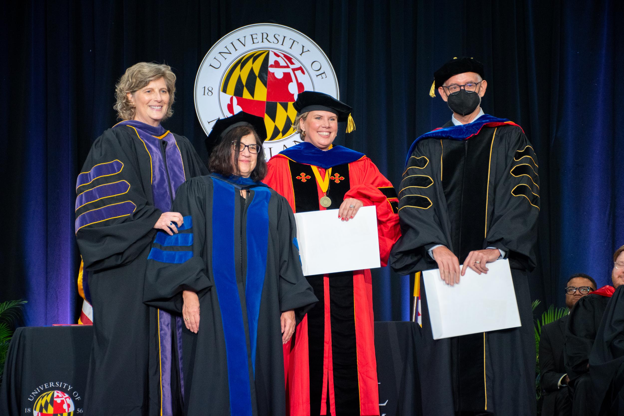 Merrill students at commencement