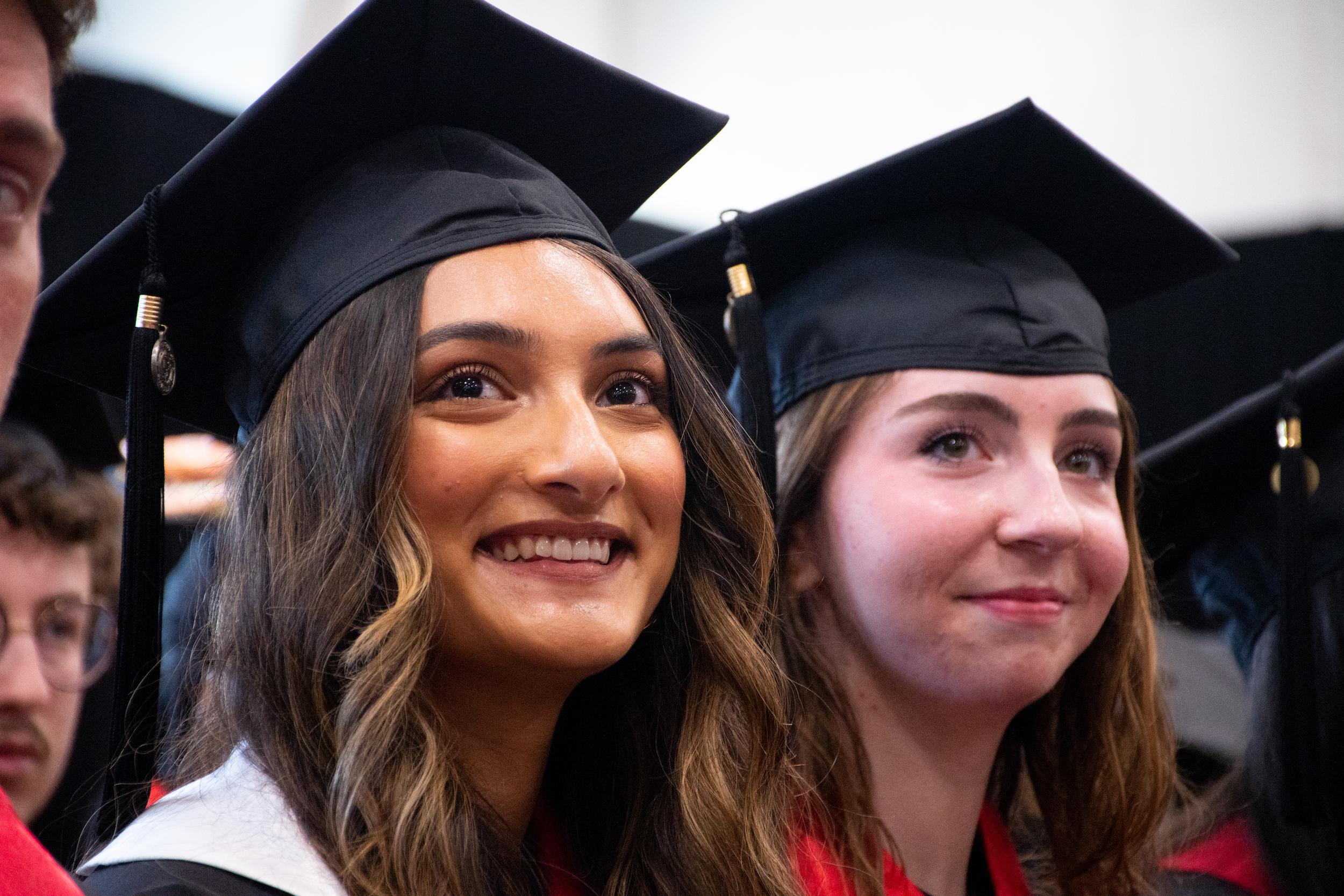 Merrill students at commencement