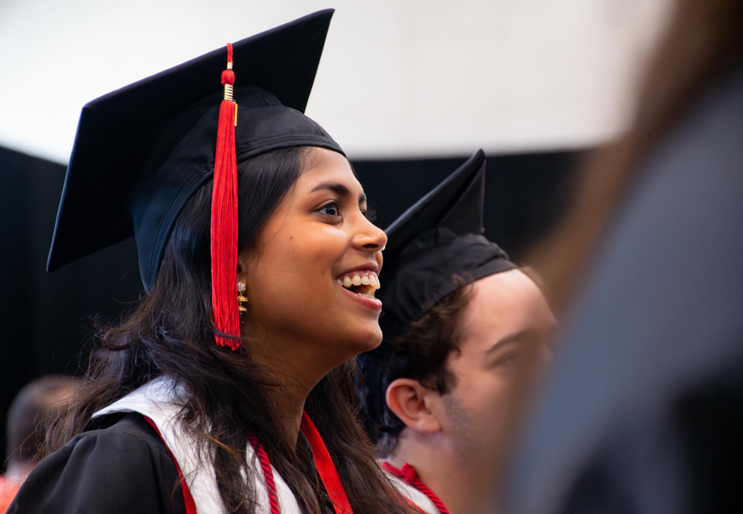 Merrill students at commencement