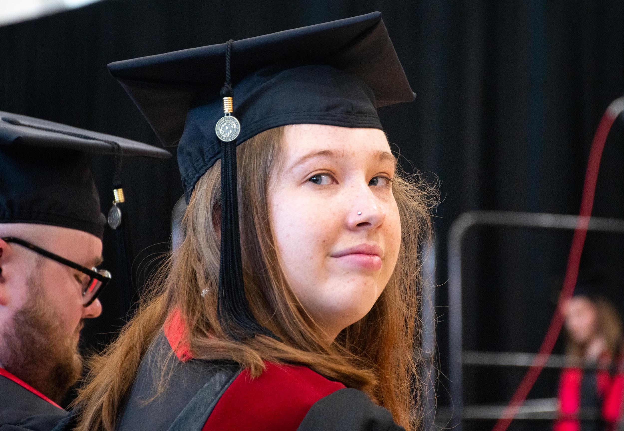 Merrill students at commencement