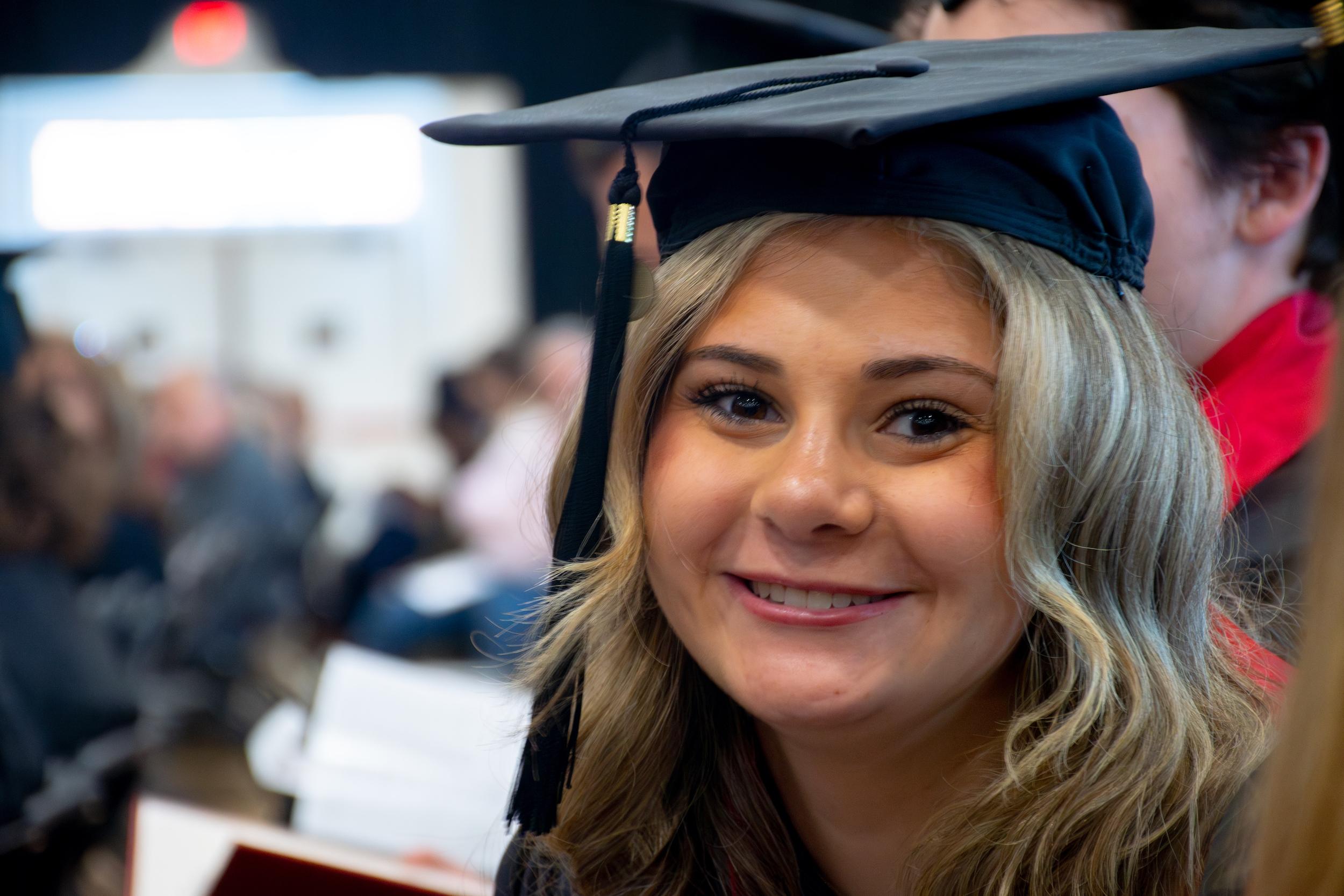 Merrill students at commencement