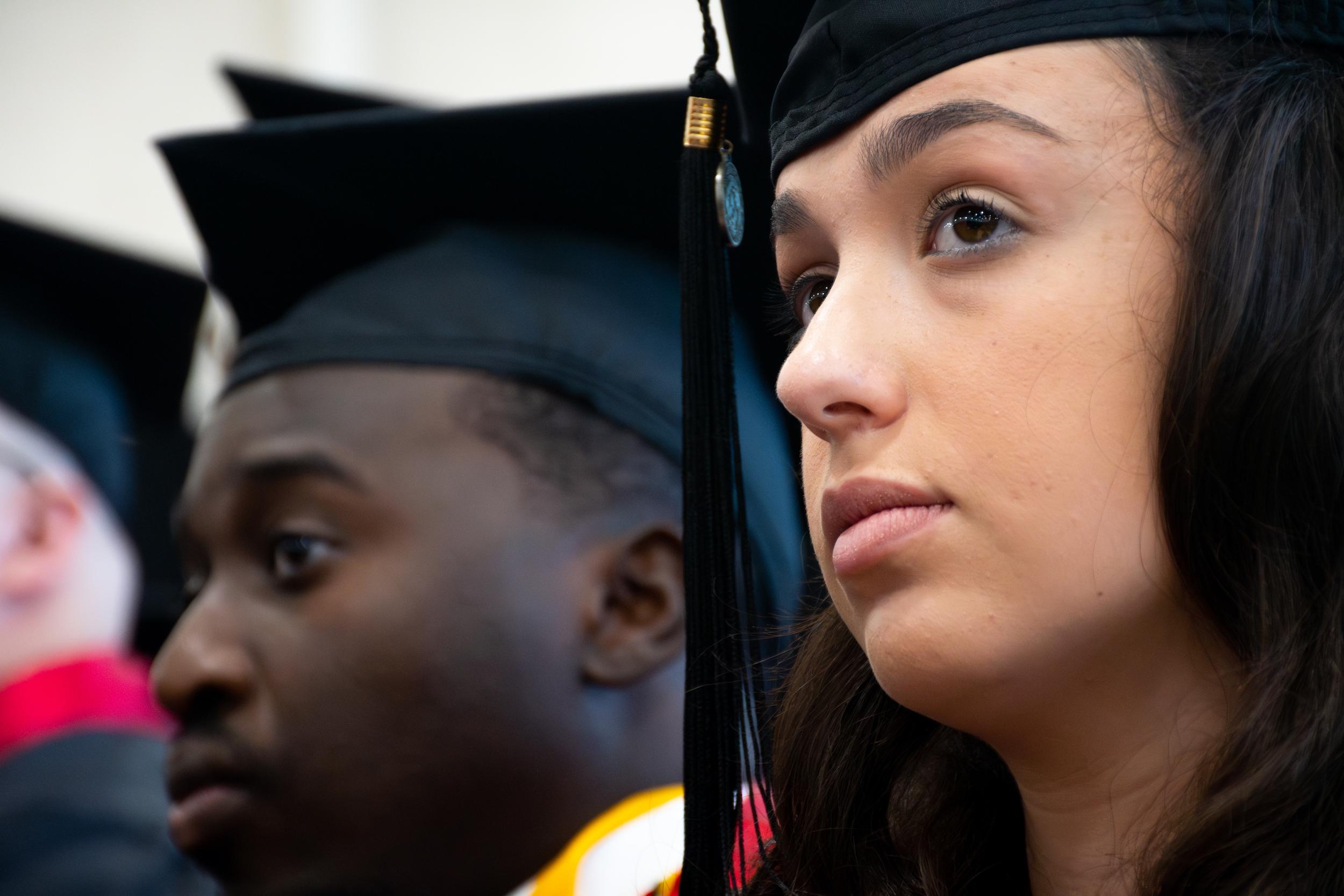 Merrill students at commencement