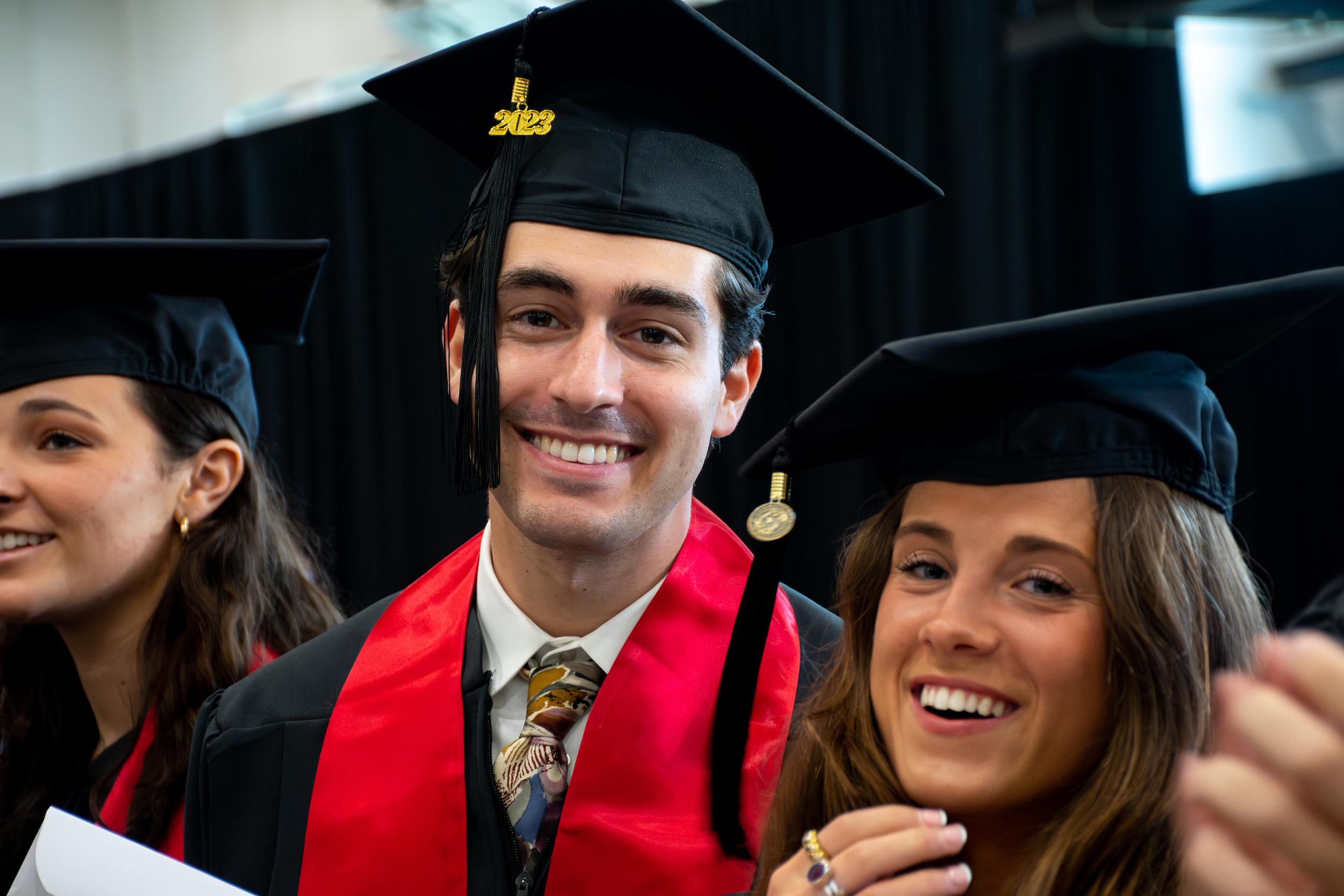 Merrill students at commencement