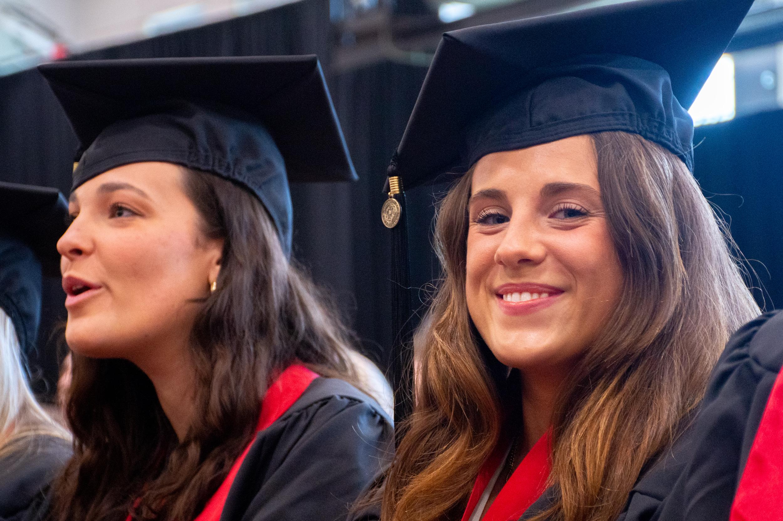 Merrill students at commencement