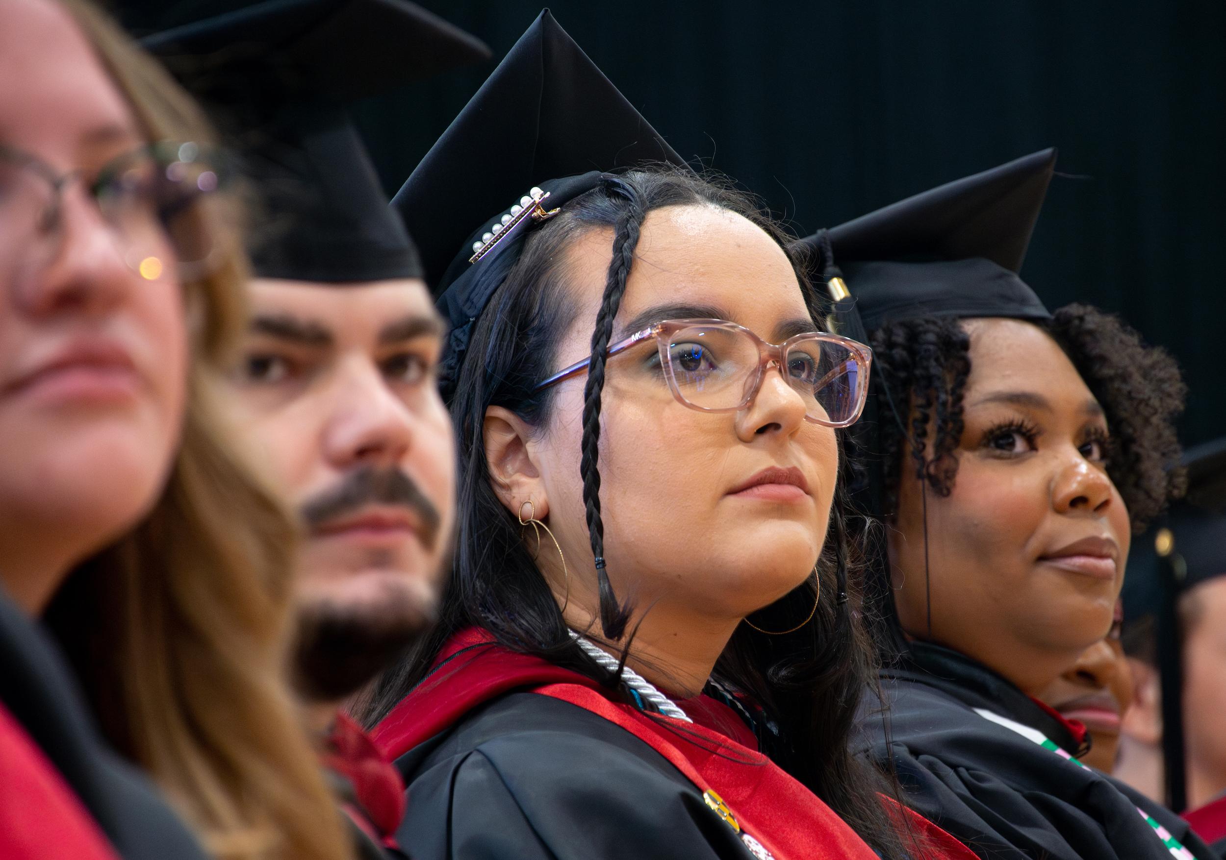 Merrill students at commencement