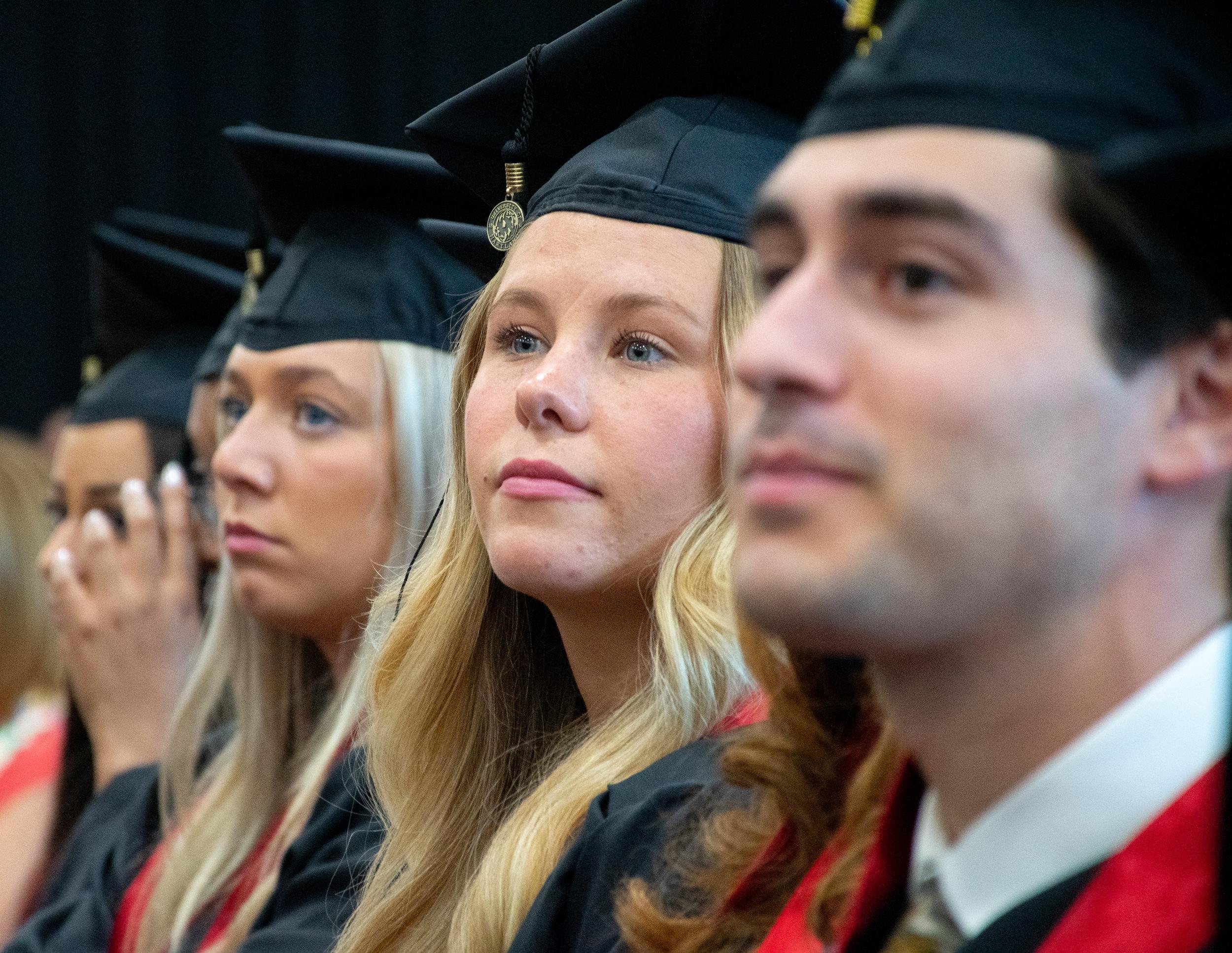 Merrill students at commencement