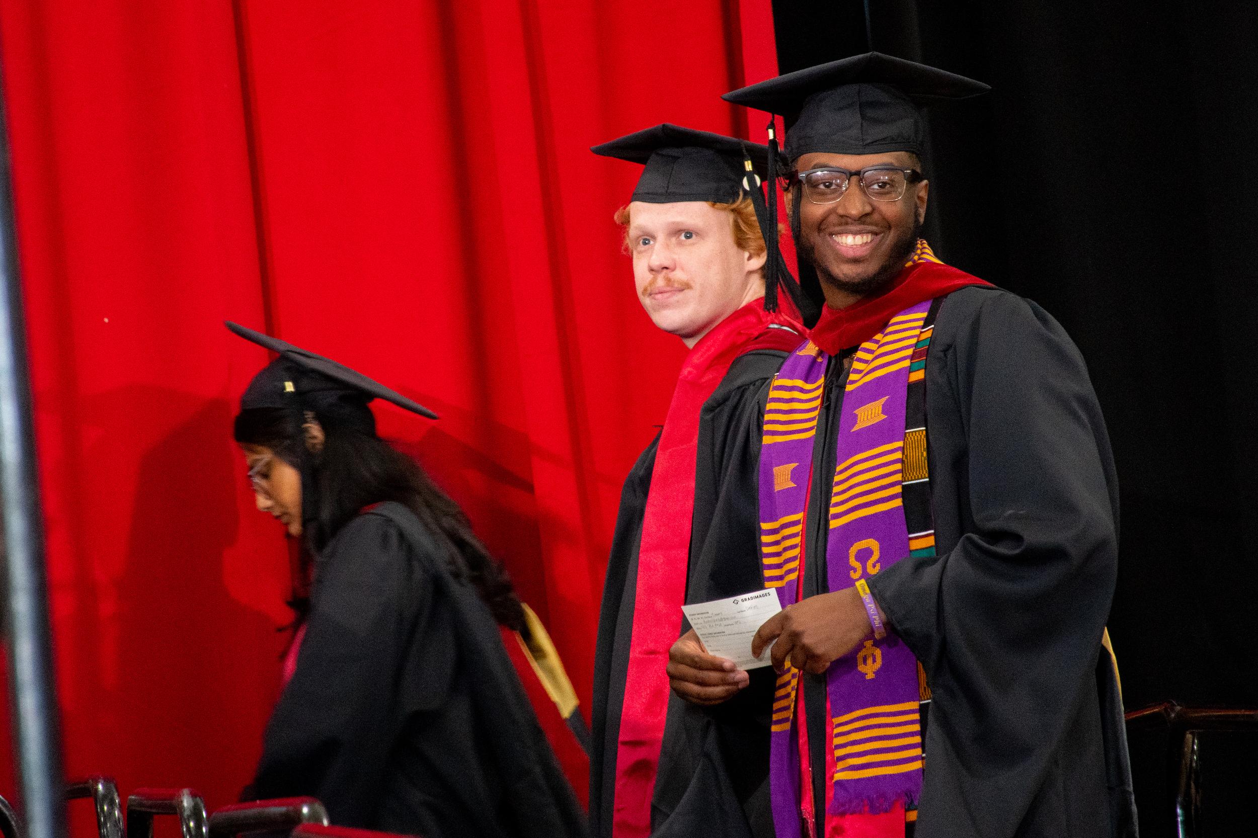 Merrill students at commencement