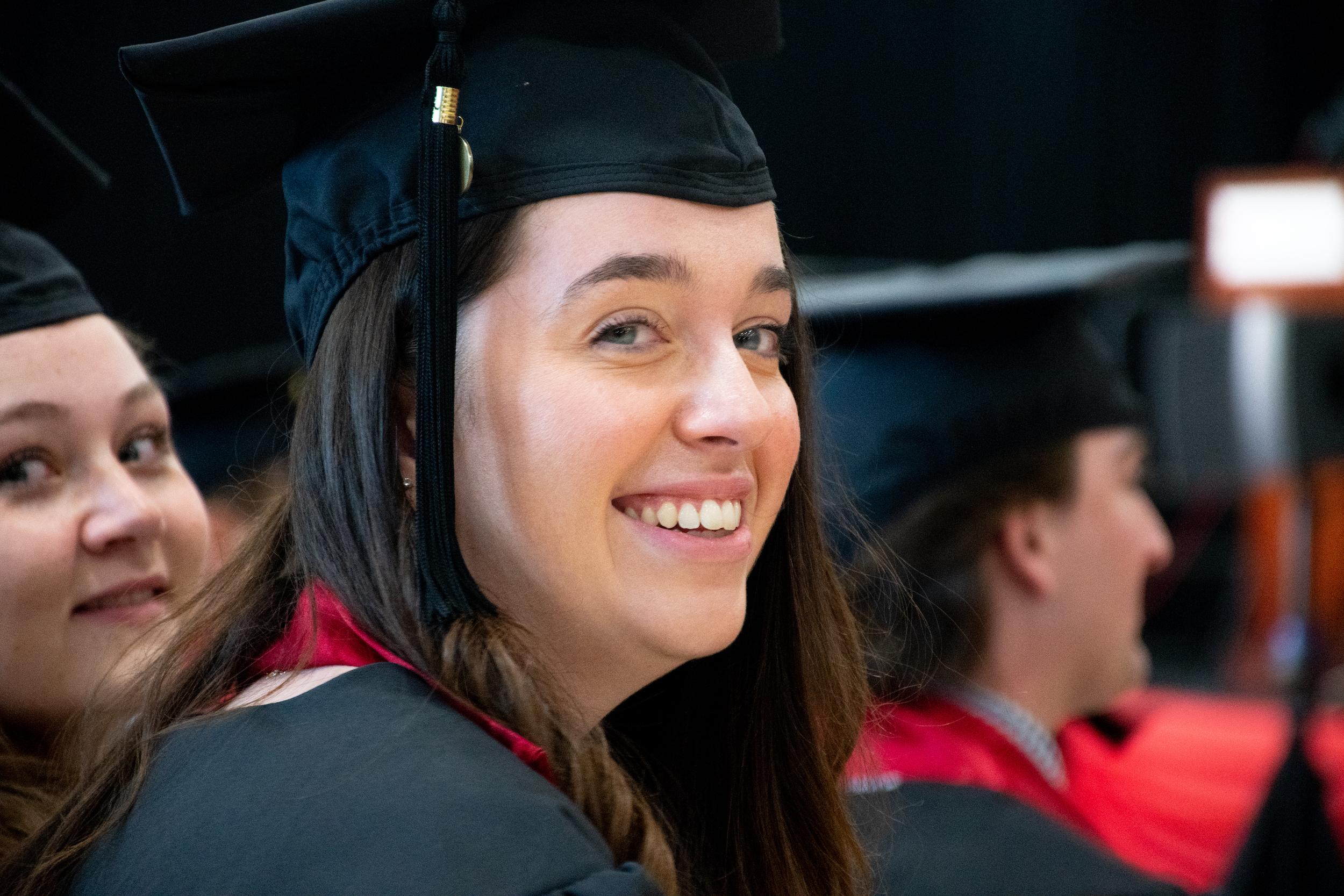 Merrill students at commencement