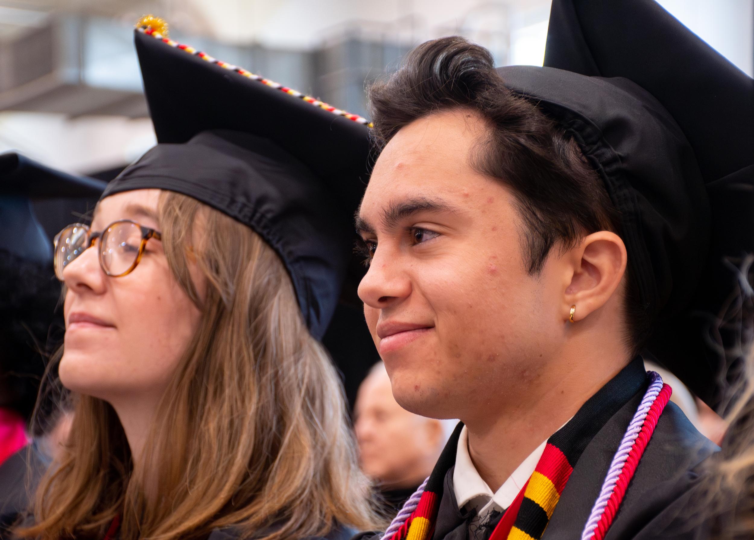 Merrill students at commencement