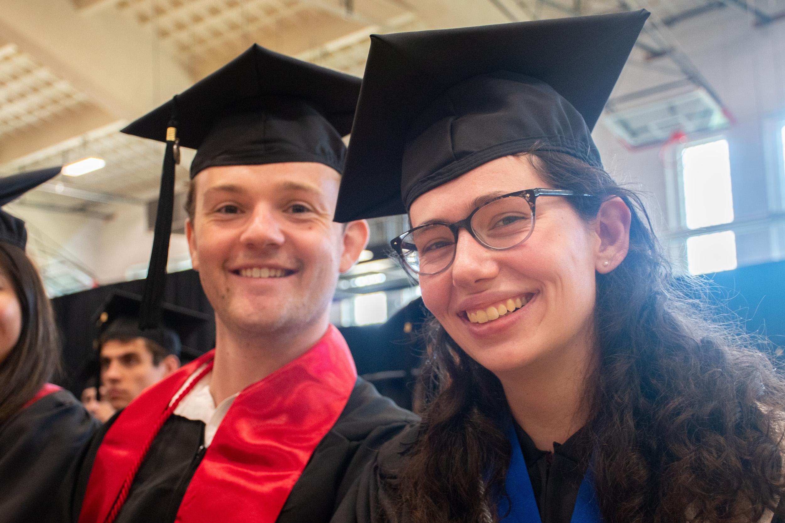 Merrill students at commencement