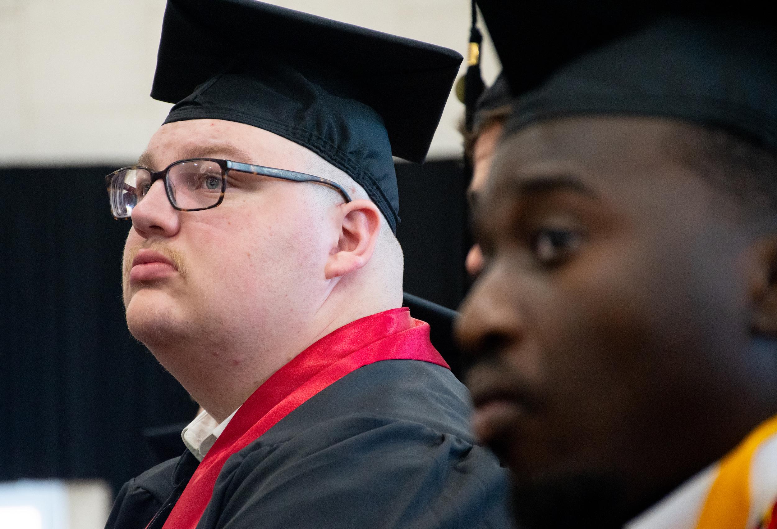 Merrill students at commencement