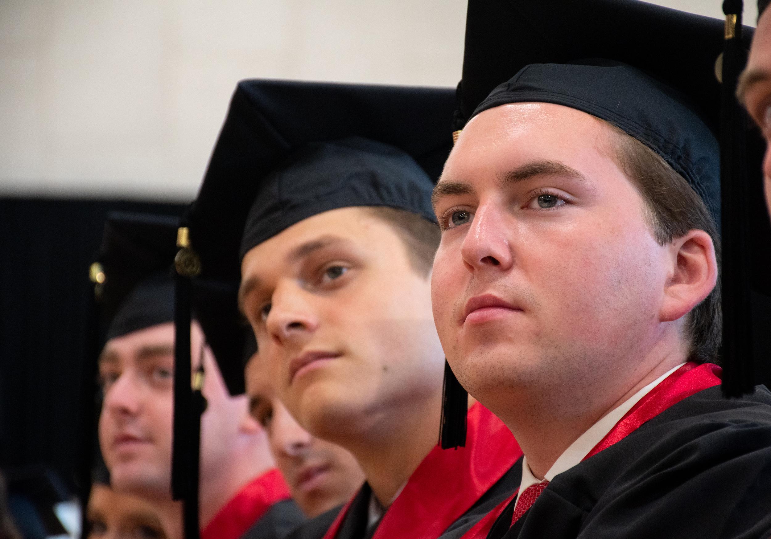 Merrill students at commencement