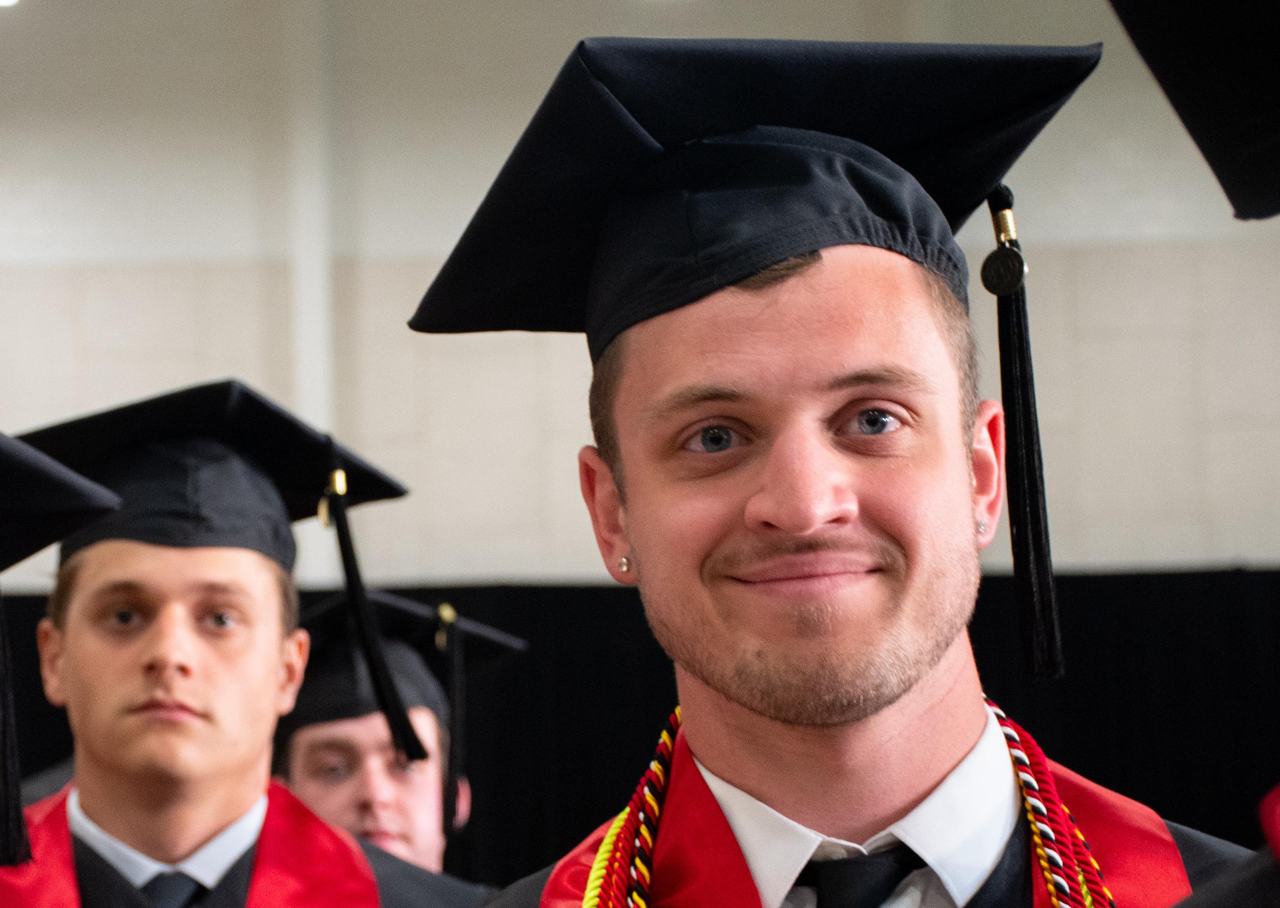 Merrill students at commencement