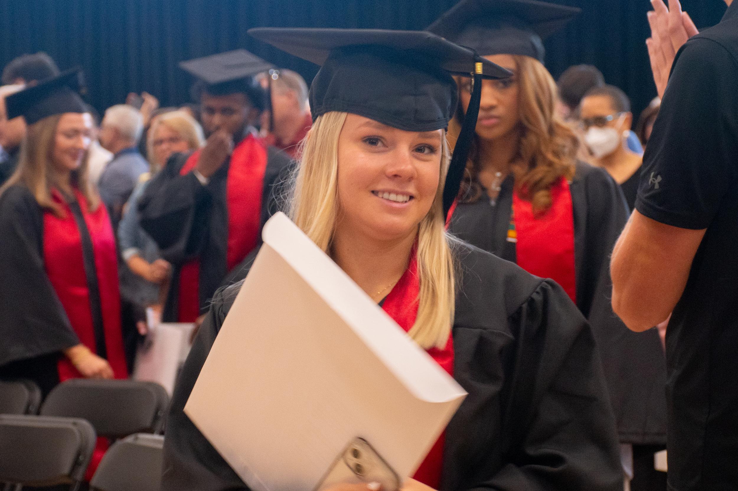 Merrill students at commencement