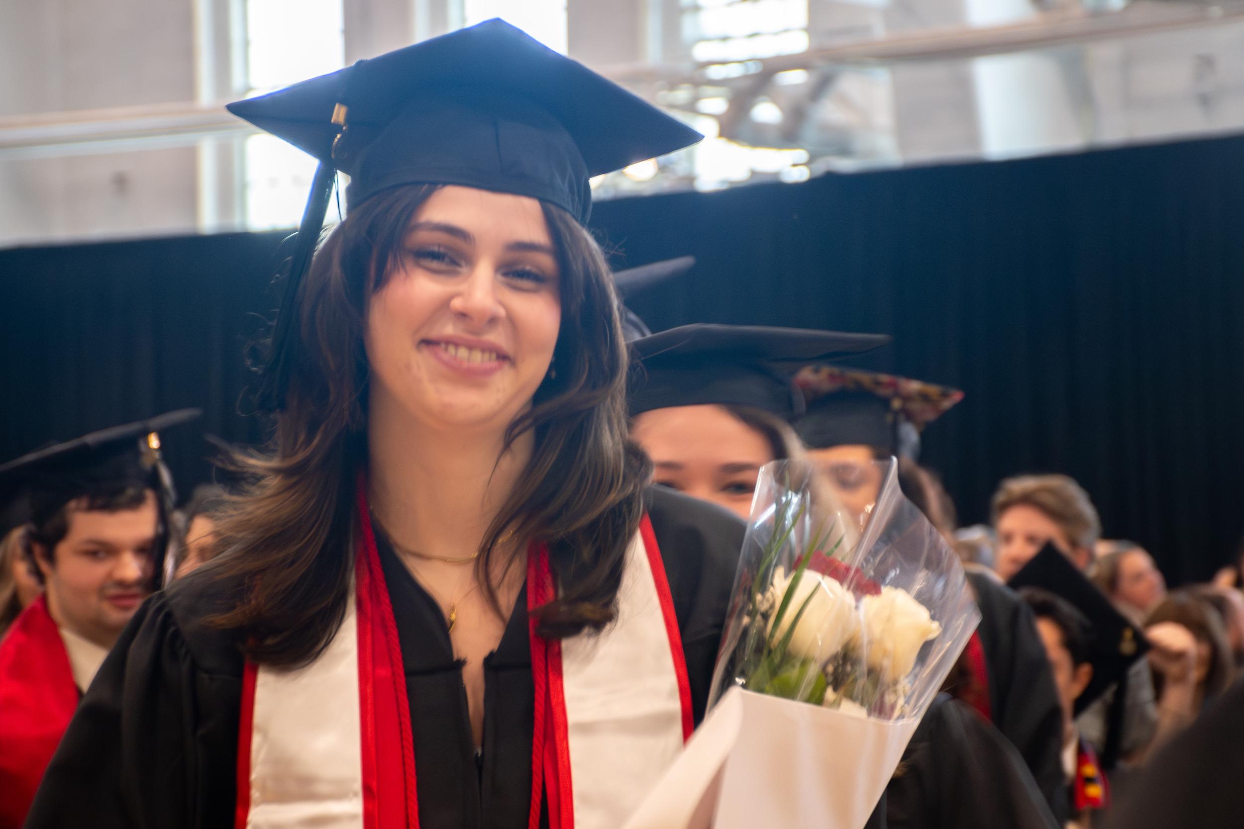 Merrill students at commencement