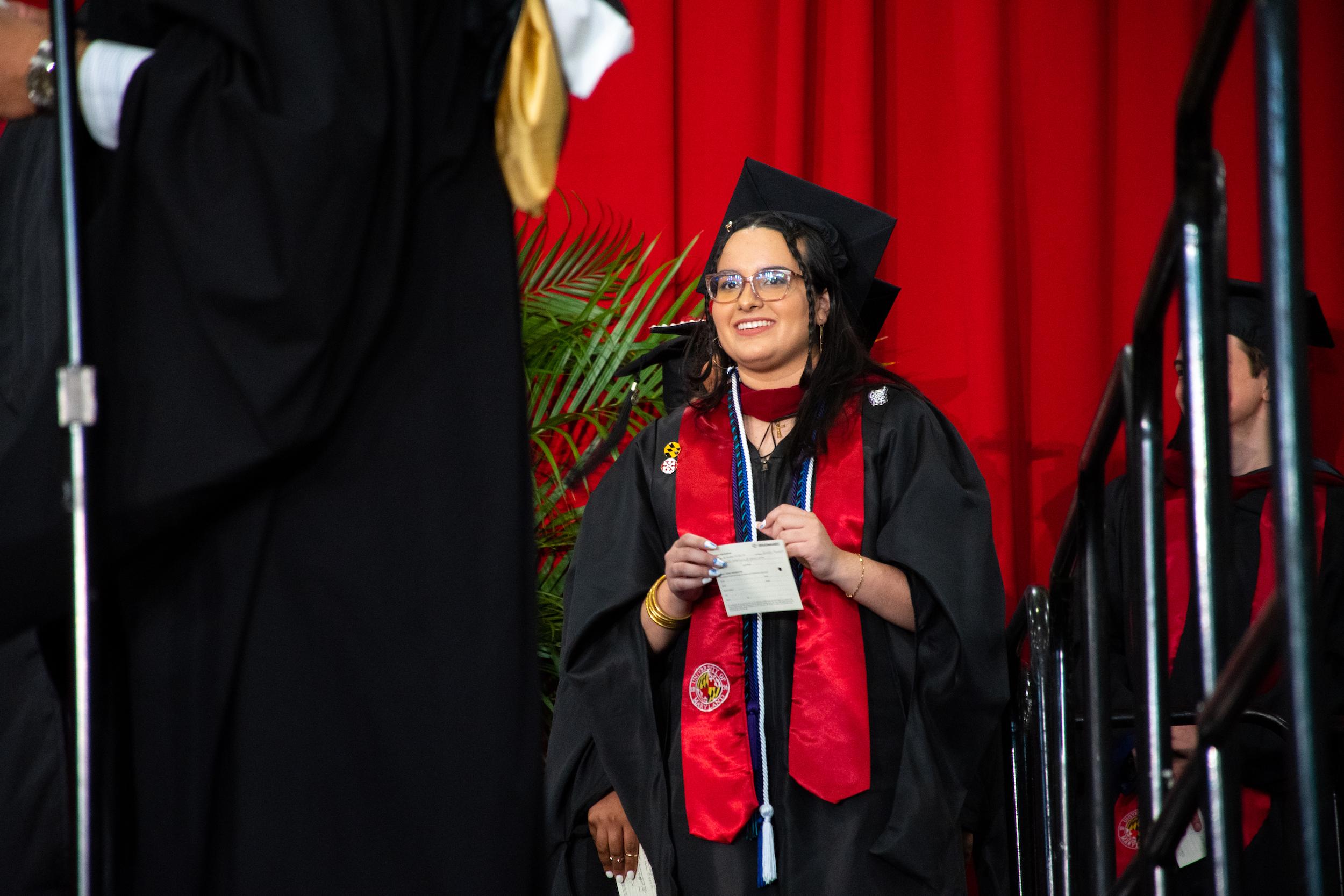 Merrill students at commencement