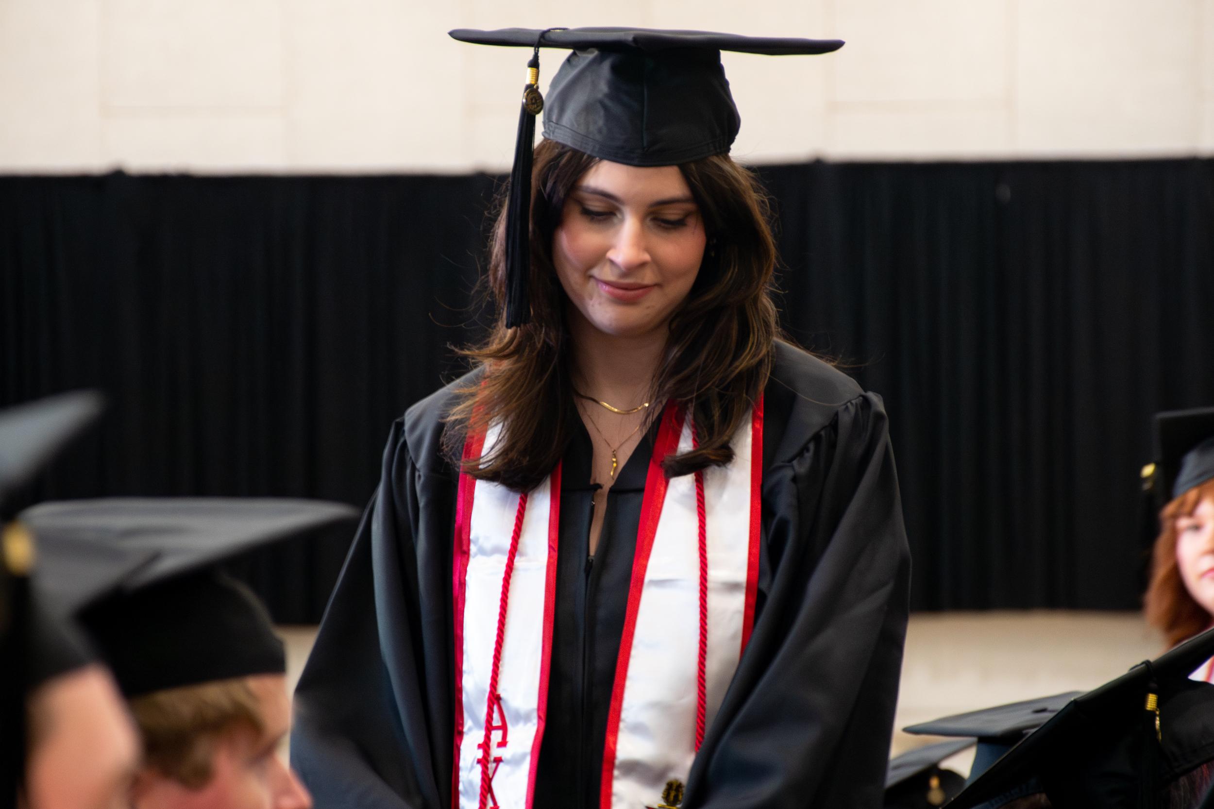 Merrill students at commencement