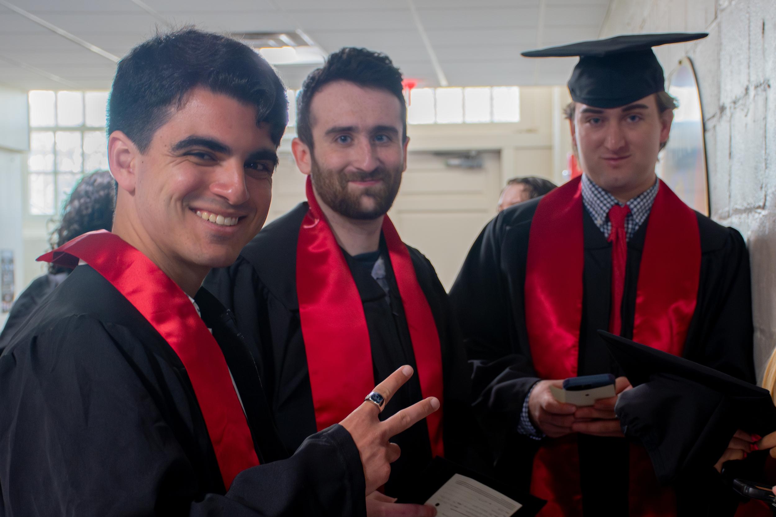 Merrill students at commencement