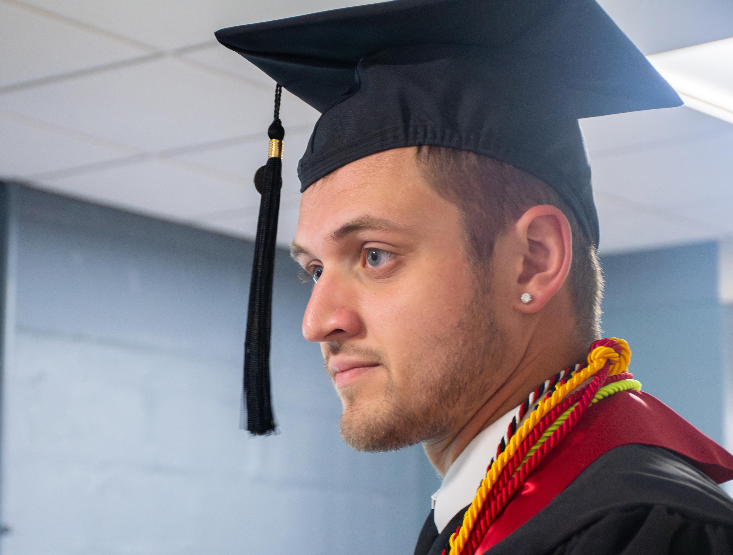 Merrill students at commencement