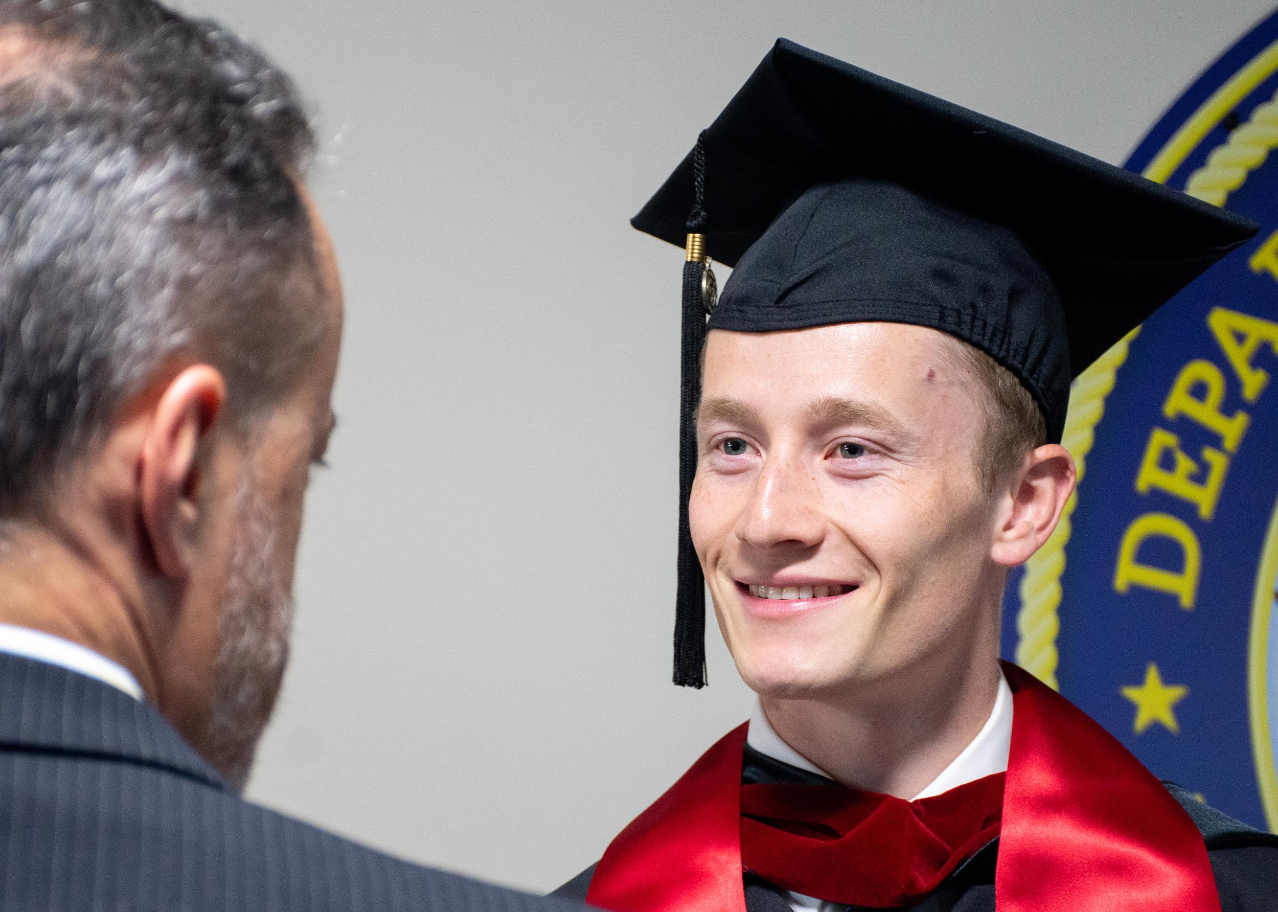 Merrill students at commencement