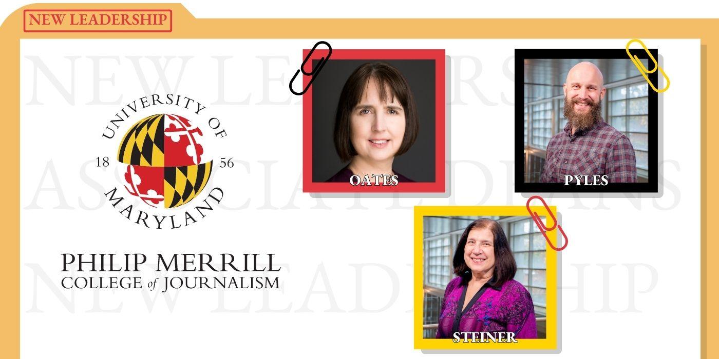New Merrill College Leadership: Sarah Oates, Alexander Pyles and Linda Steiner