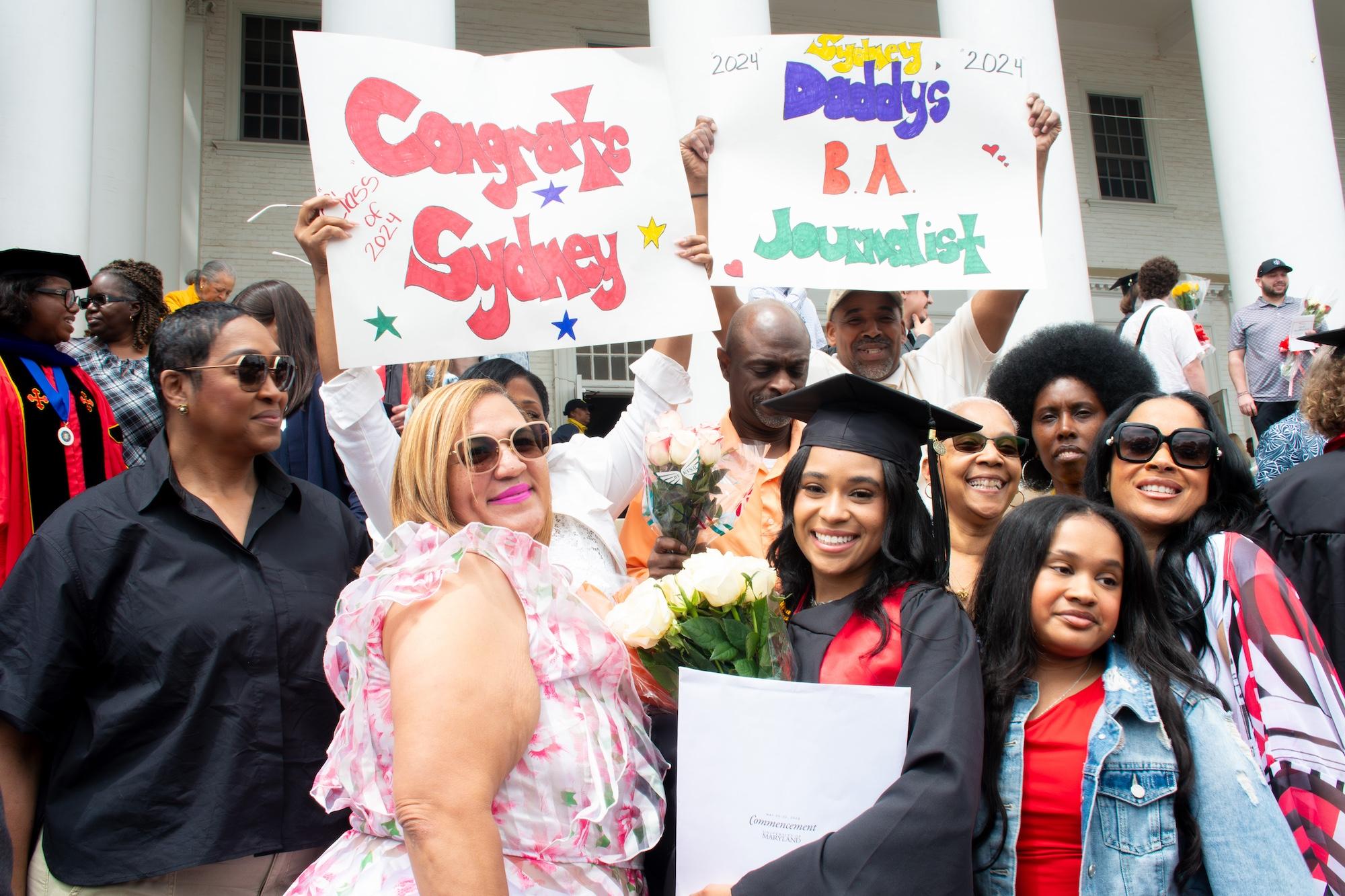 Grads after commencement