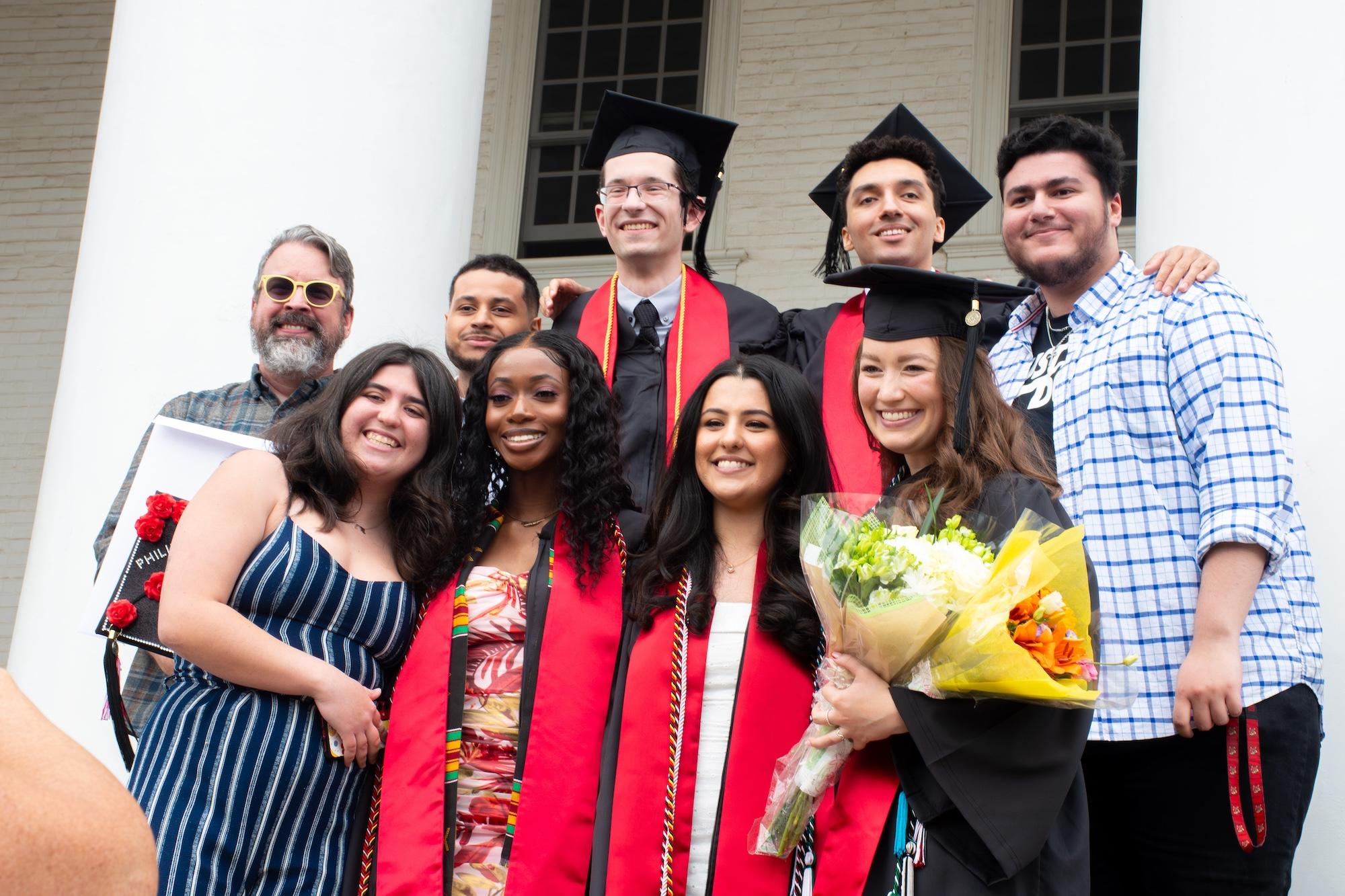 Grads after commencement