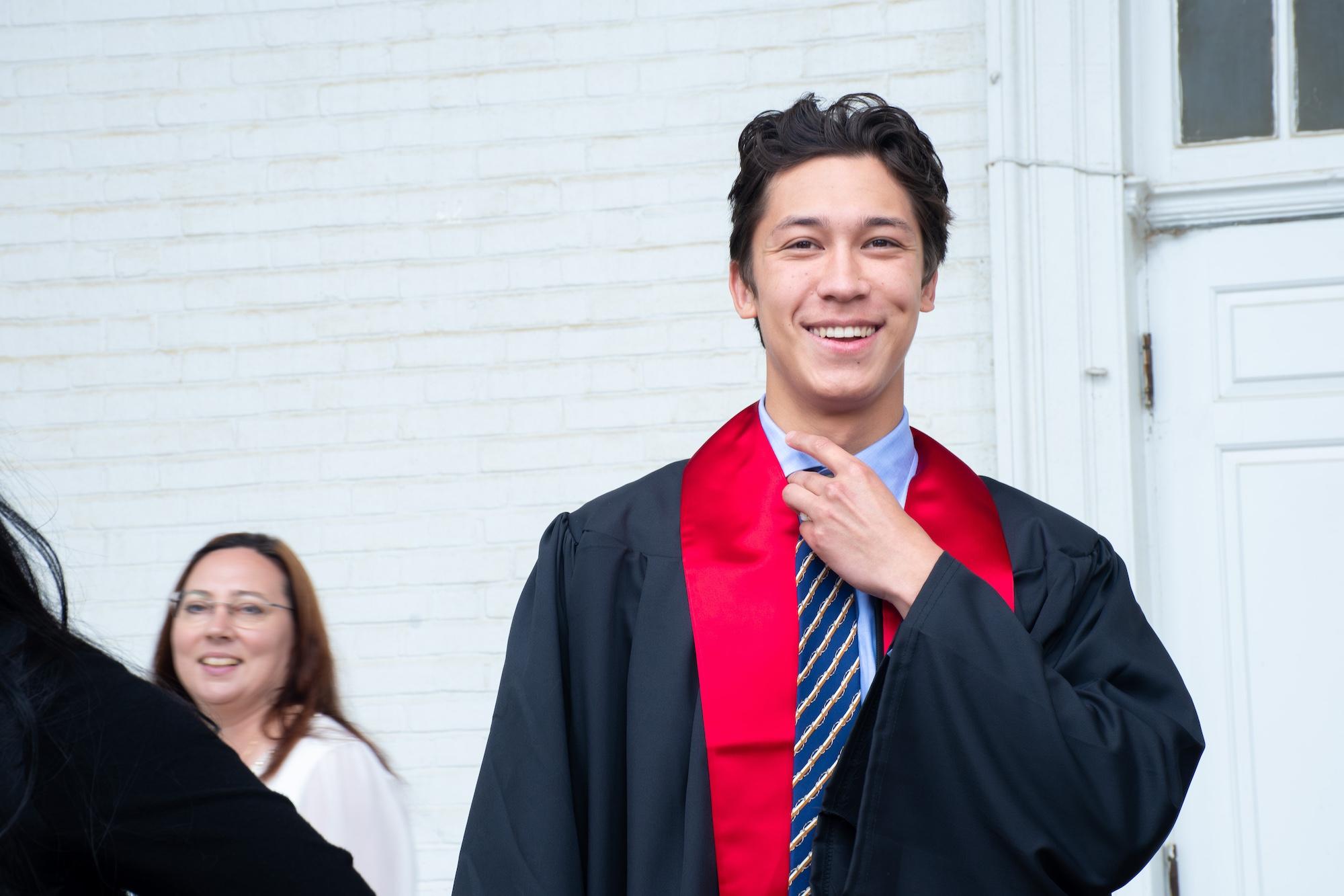 Grads after commencement