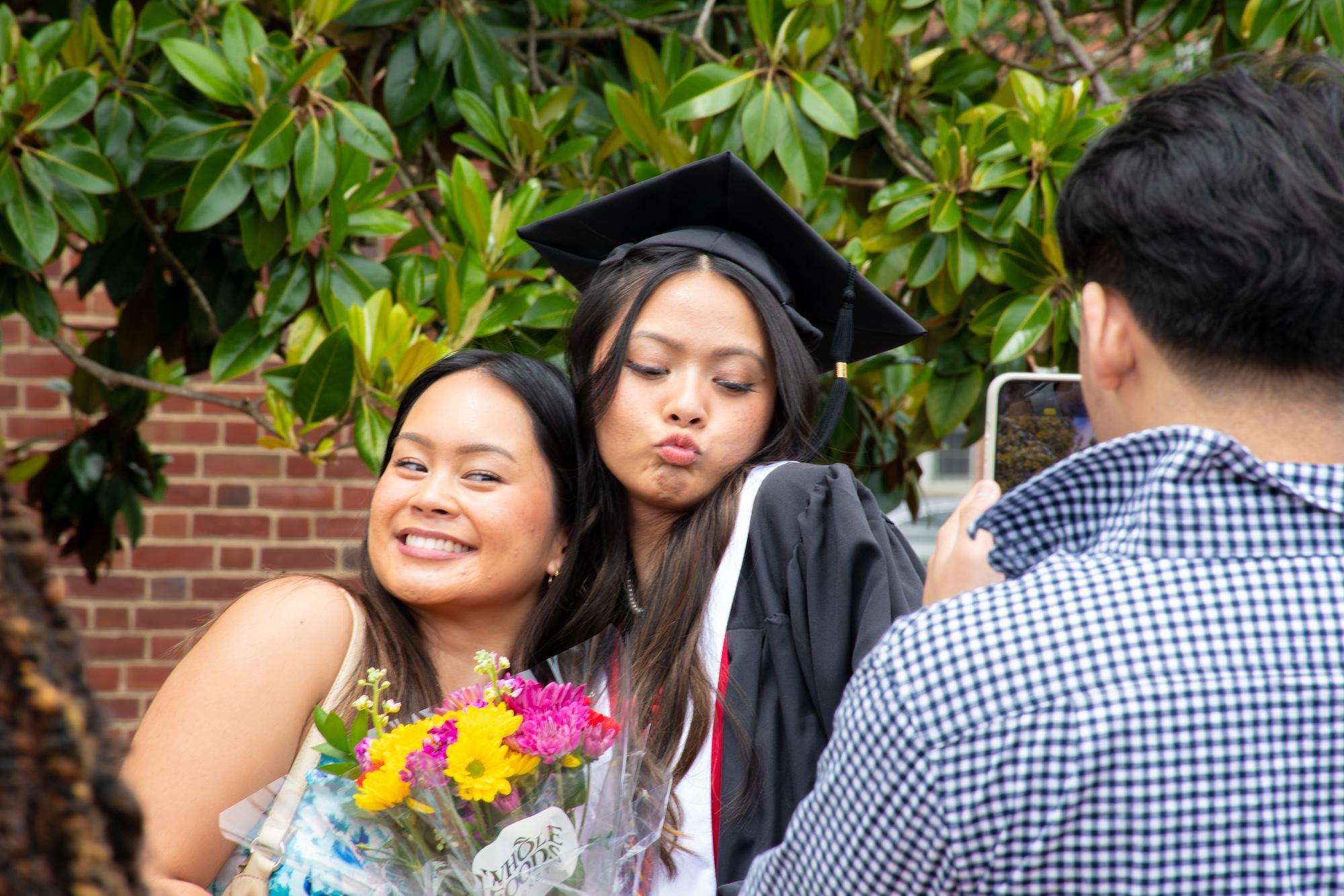 Grads after commencement