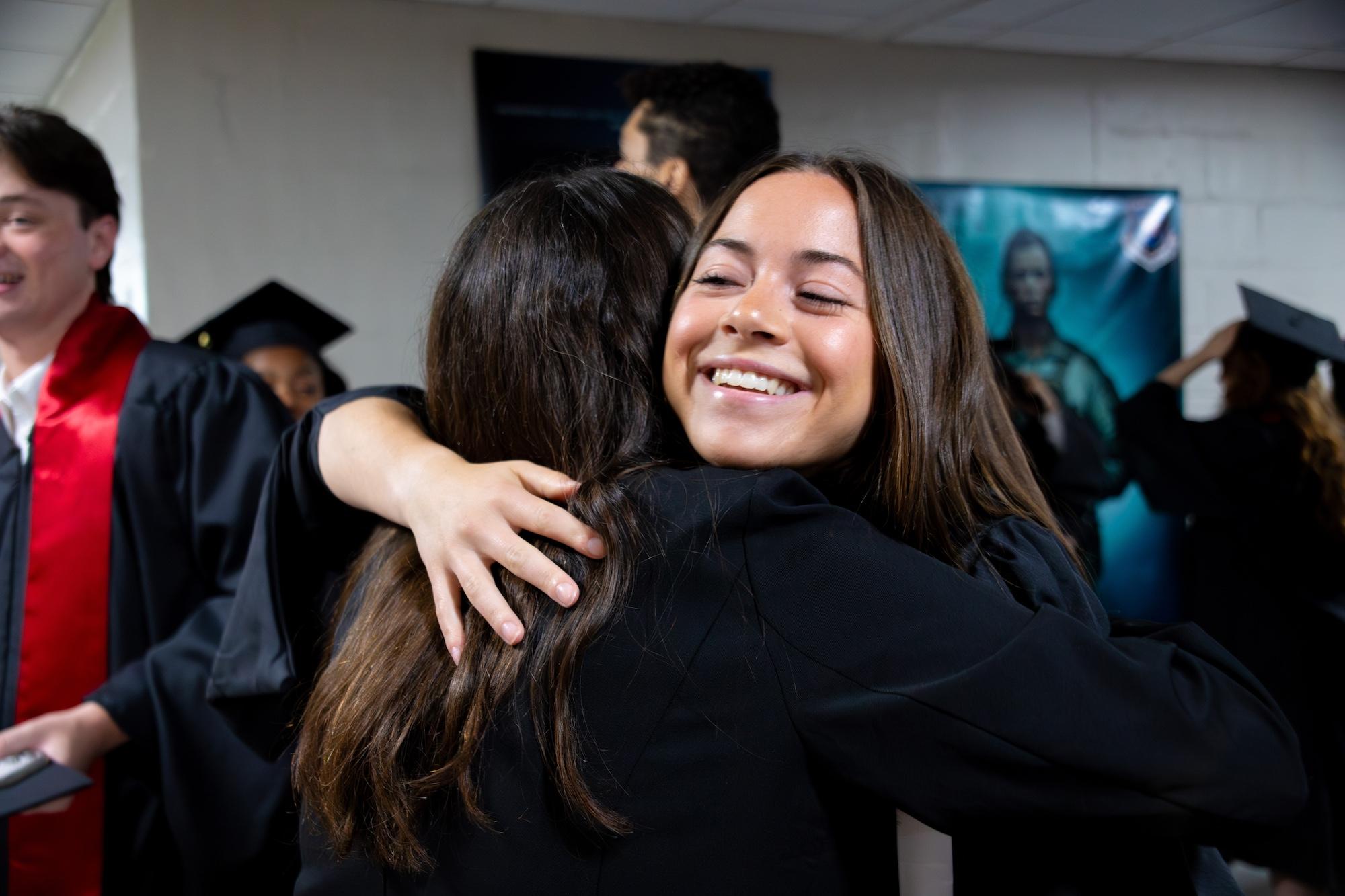 Grads before commencement