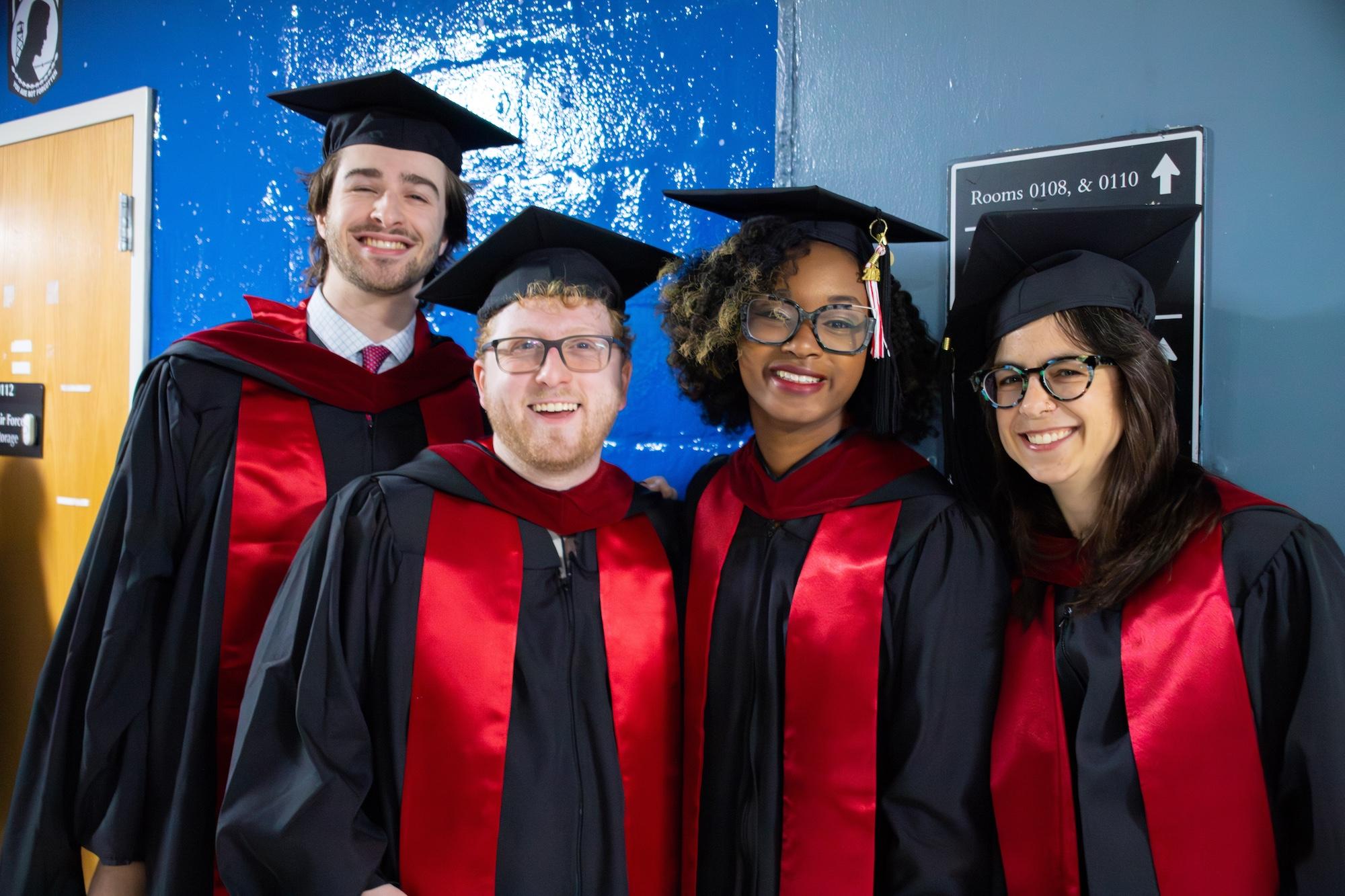 Grads before commencement