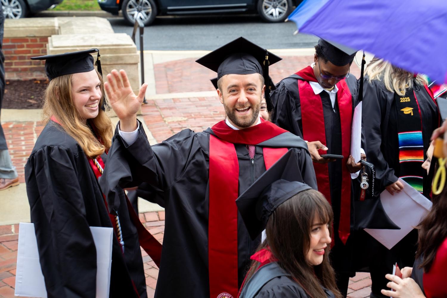 Grads after commencement